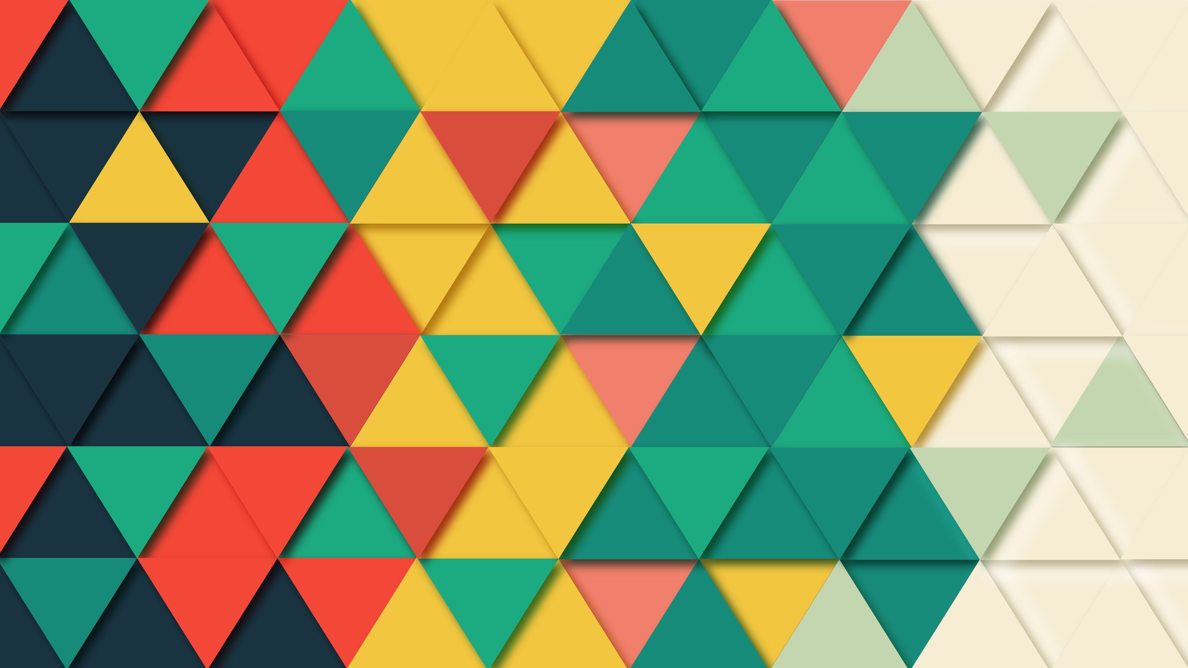 Triangle Colorful Pattern Wallpapers