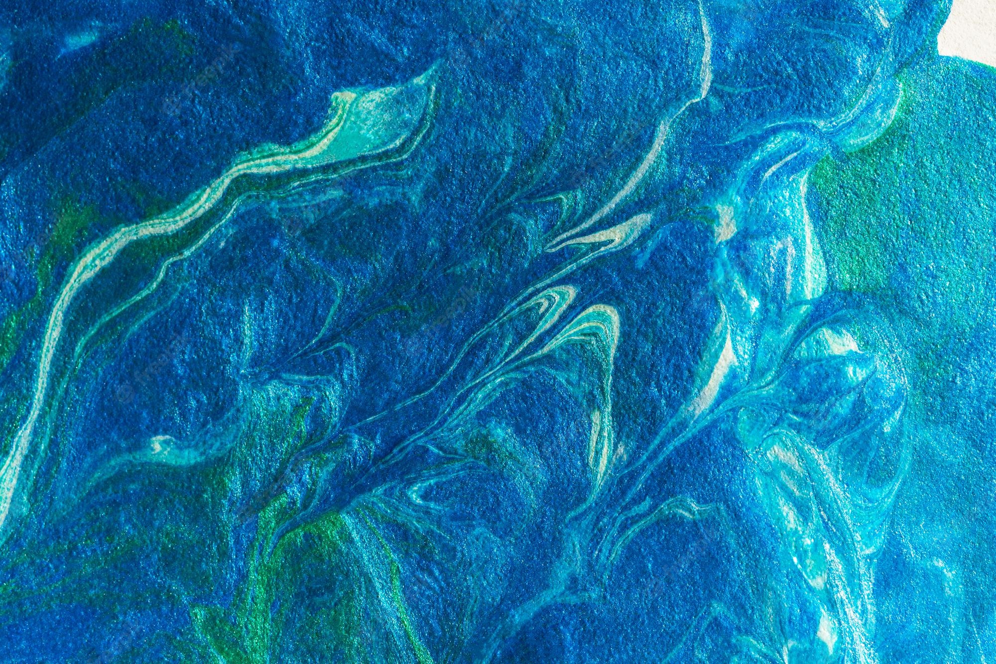 Turquoise Liquid Art Wallpapers