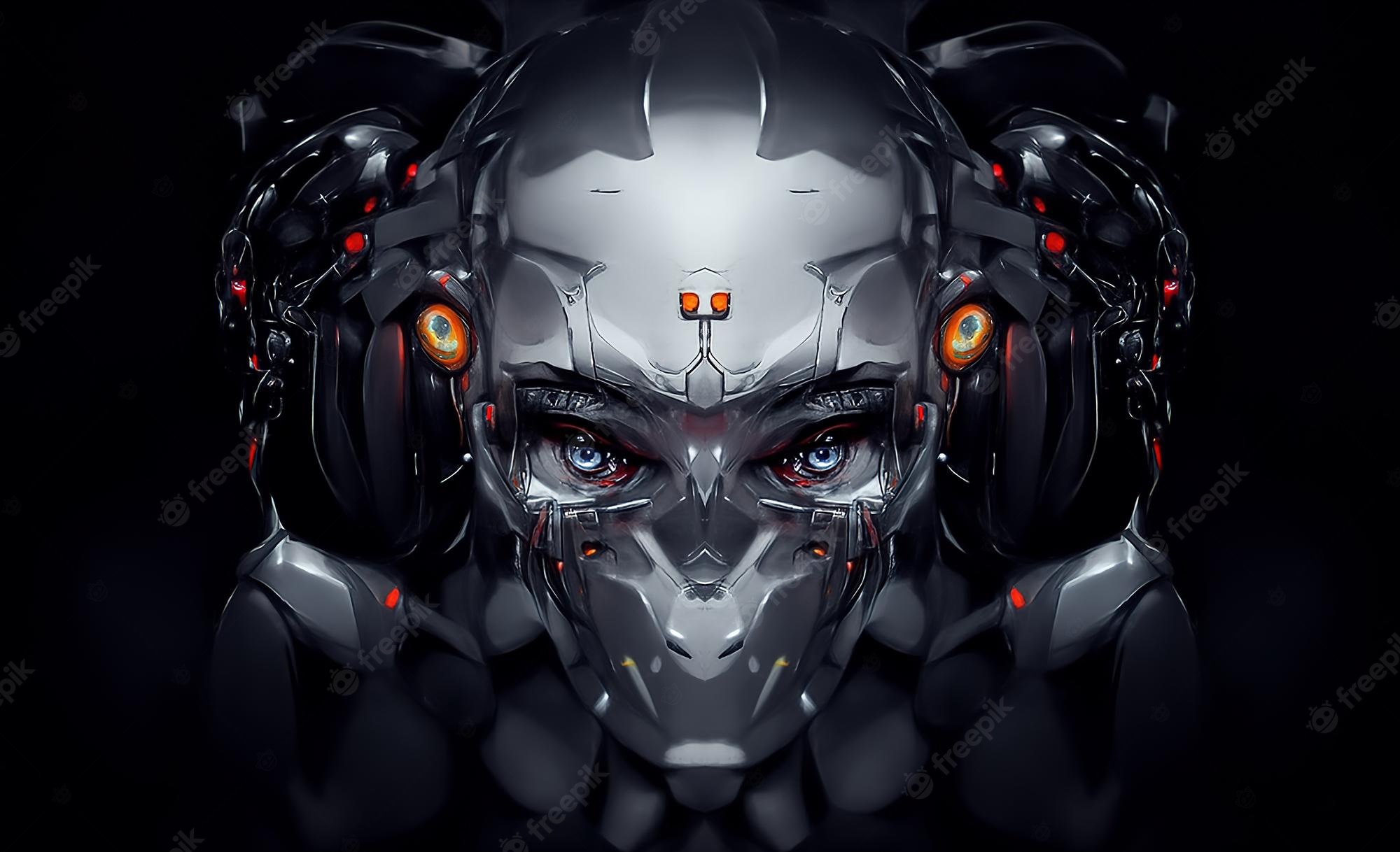Vaporwave Futuristic Robot Cyborg Art Wallpapers
