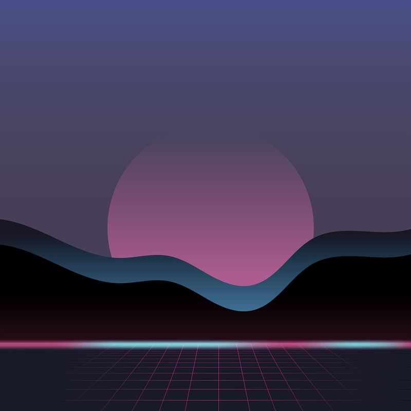 Vaporwave Sun Art Wallpapers