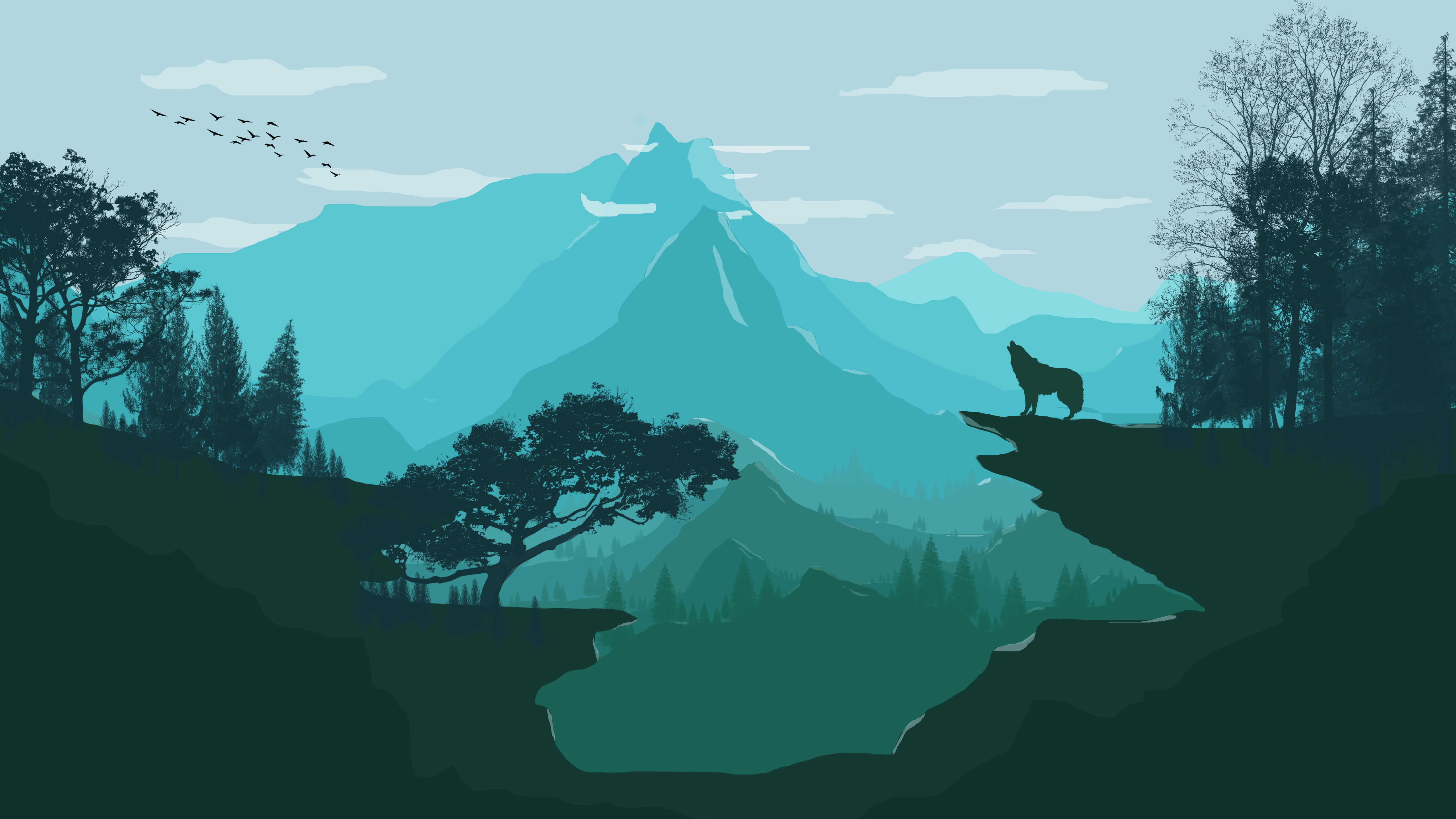 Vector Landscape Wallpapers