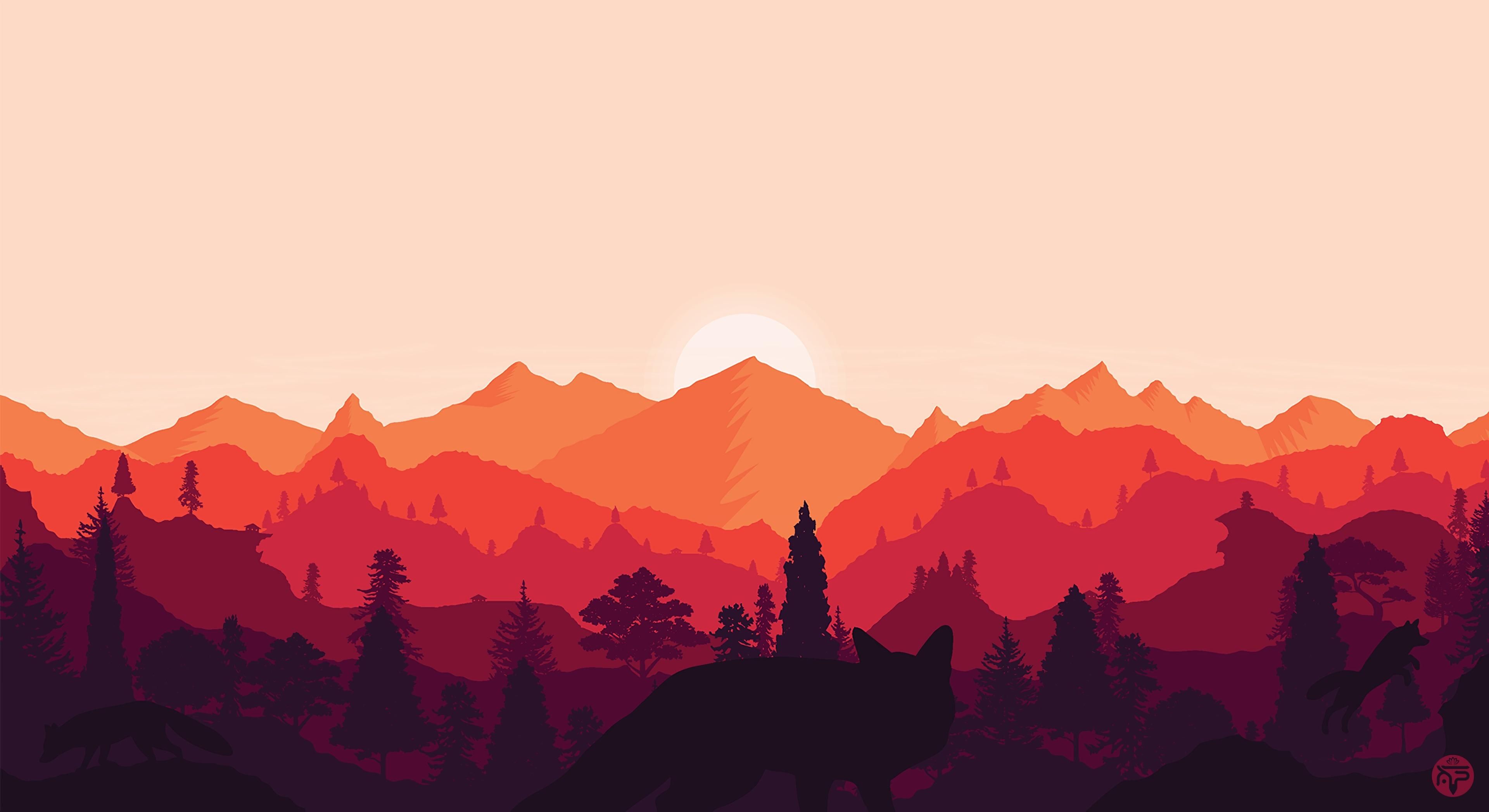 Vector Landscape Wallpapers