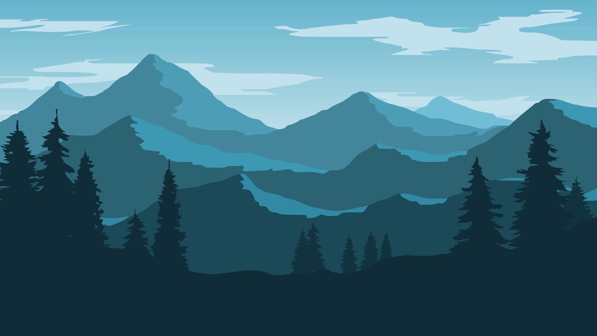 Vector Landscape Wallpapers