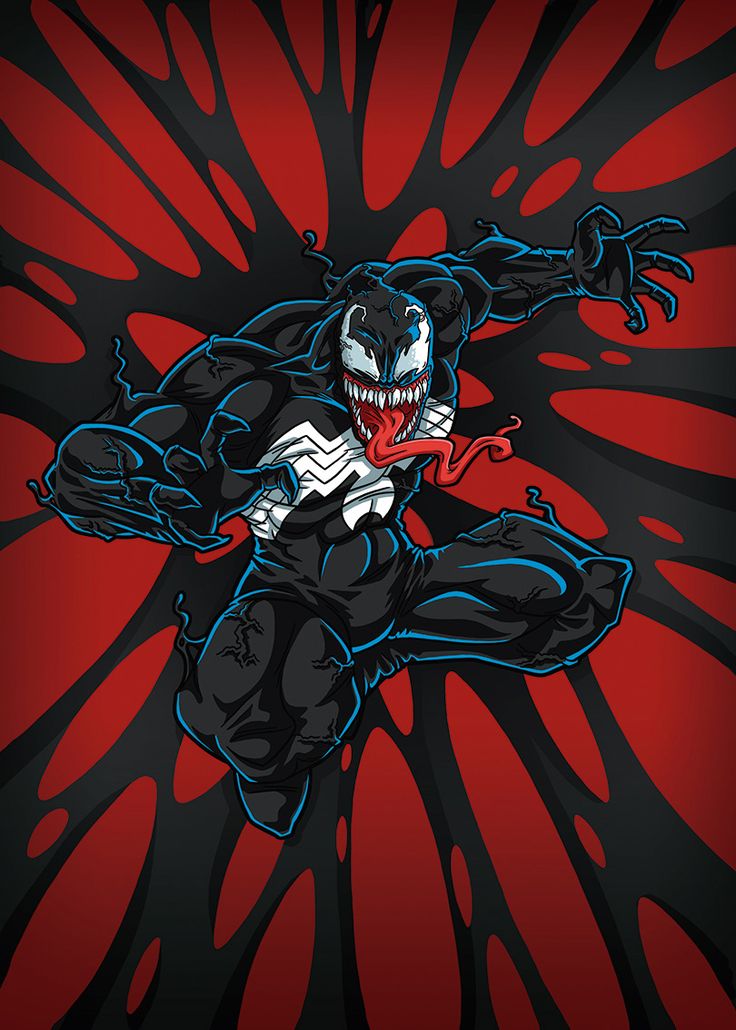 Venom Comic Cartoon Art Wallpapers