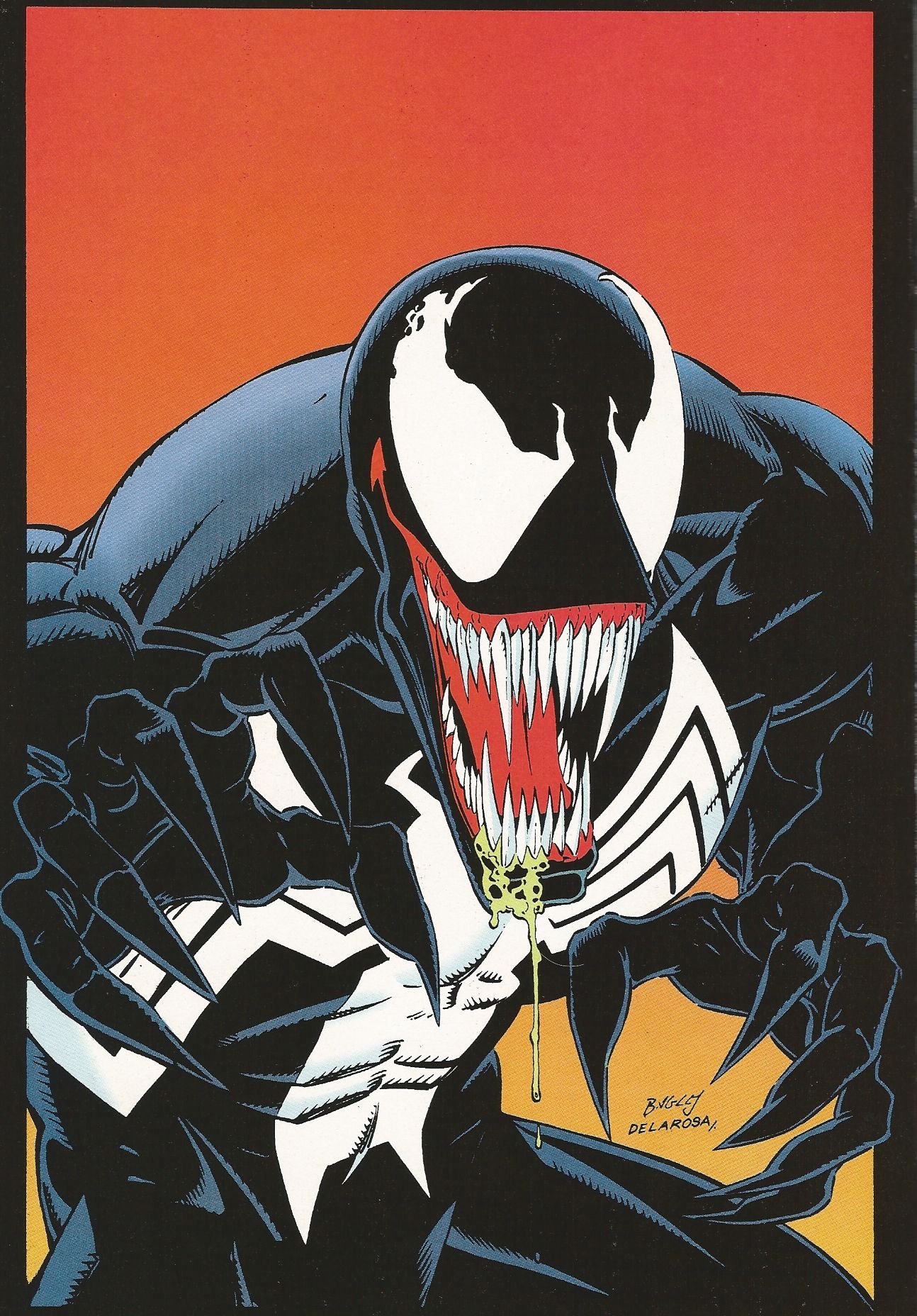 Venom Comic Cartoon Art Wallpapers