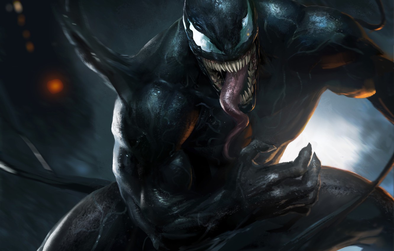 Venom Comic Cartoon Art Wallpapers