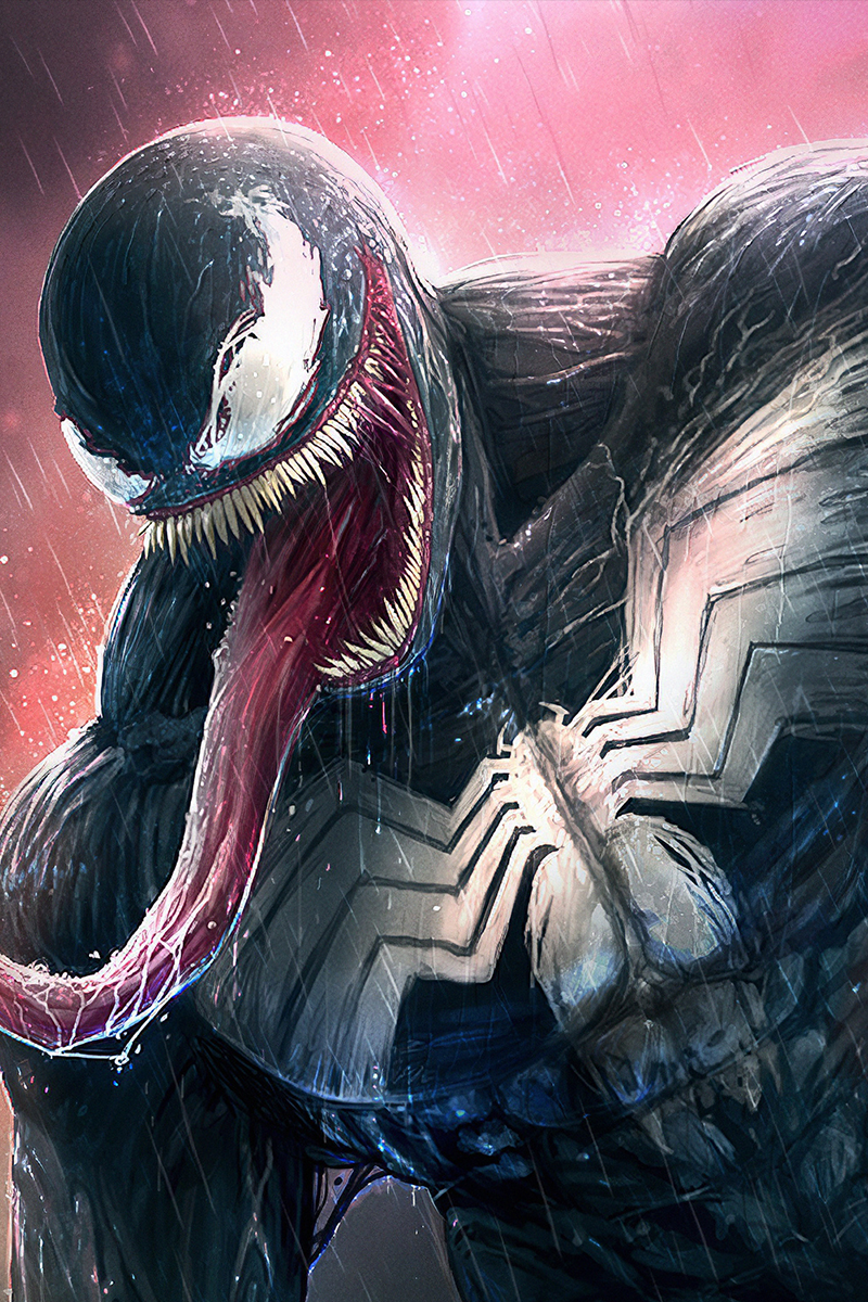 Venom Comic Cartoon Art Wallpapers