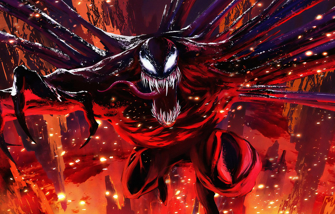 Venom Comic Cartoon Art Wallpapers