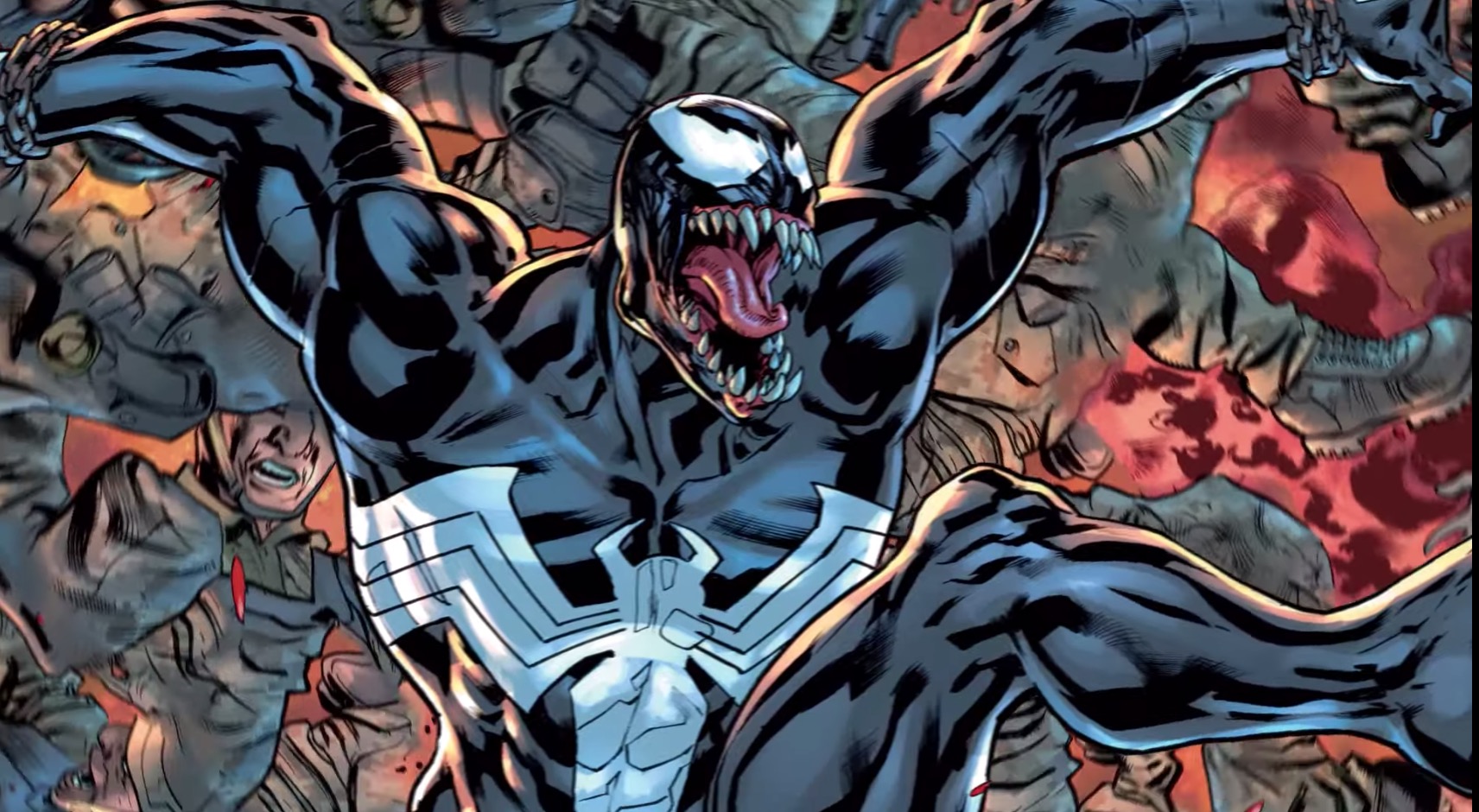 Venom Comic Cartoon Art Wallpapers