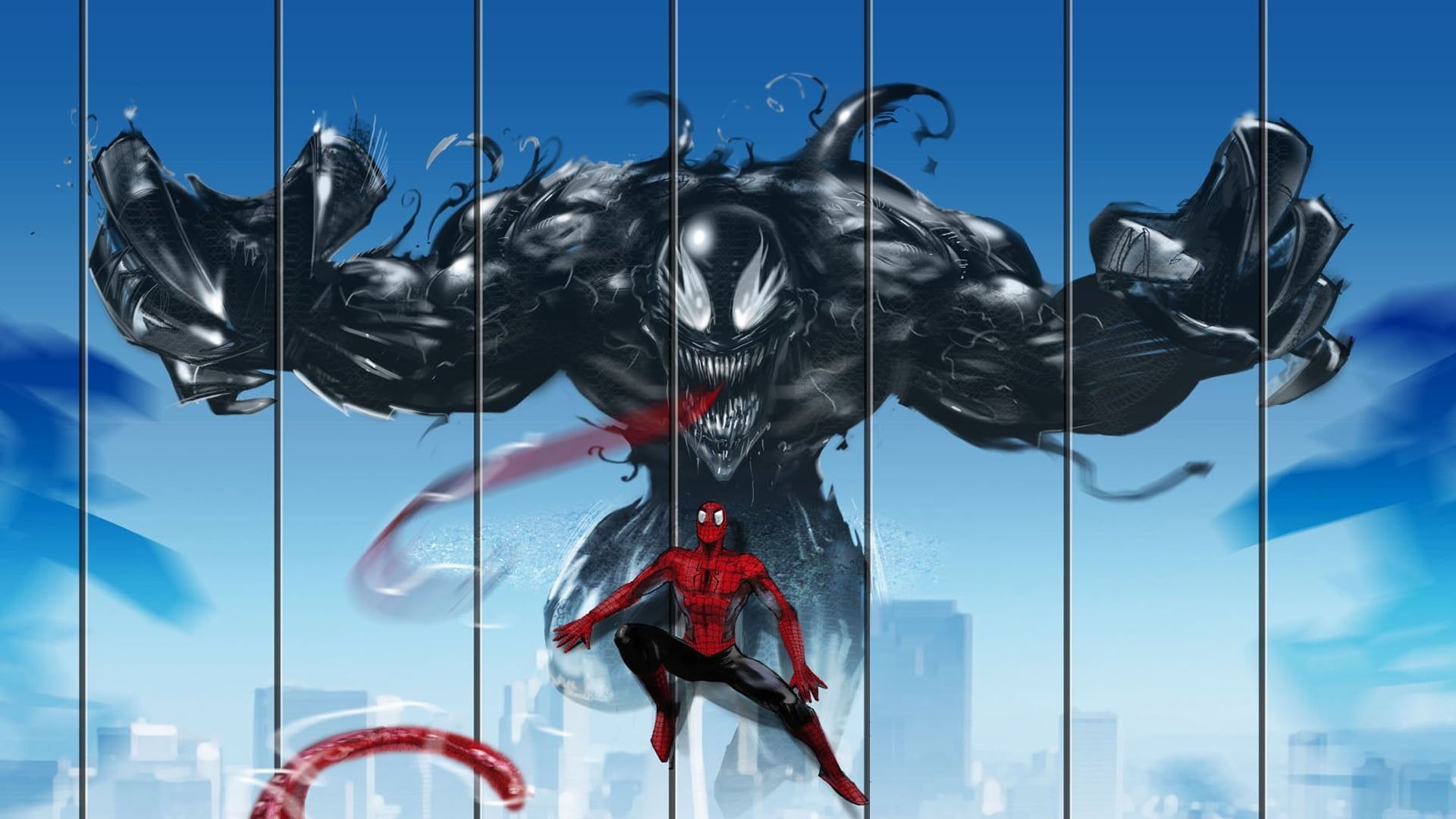 Venom Comic Cartoon Art Wallpapers