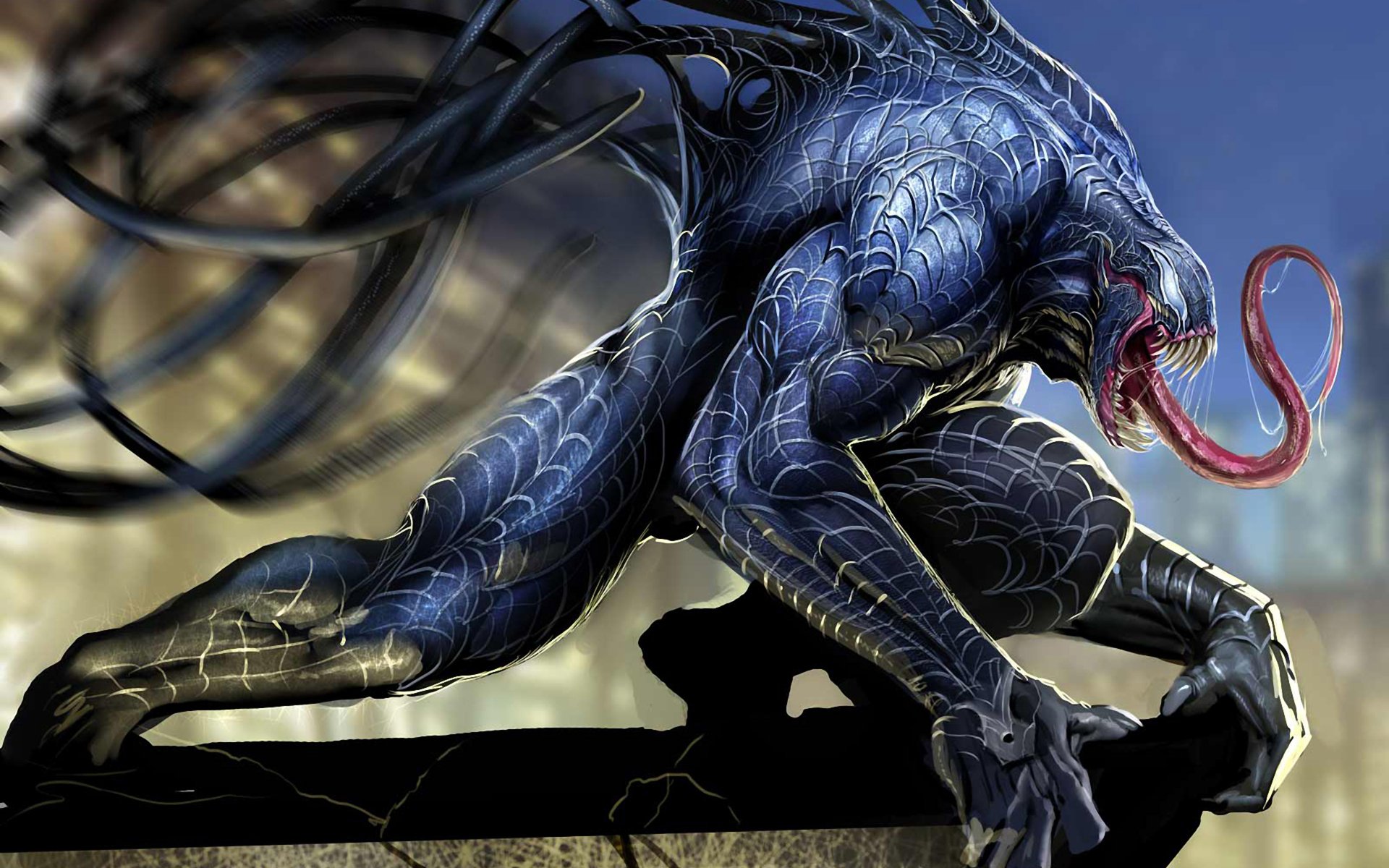 Venom Comic Cartoon Art Wallpapers