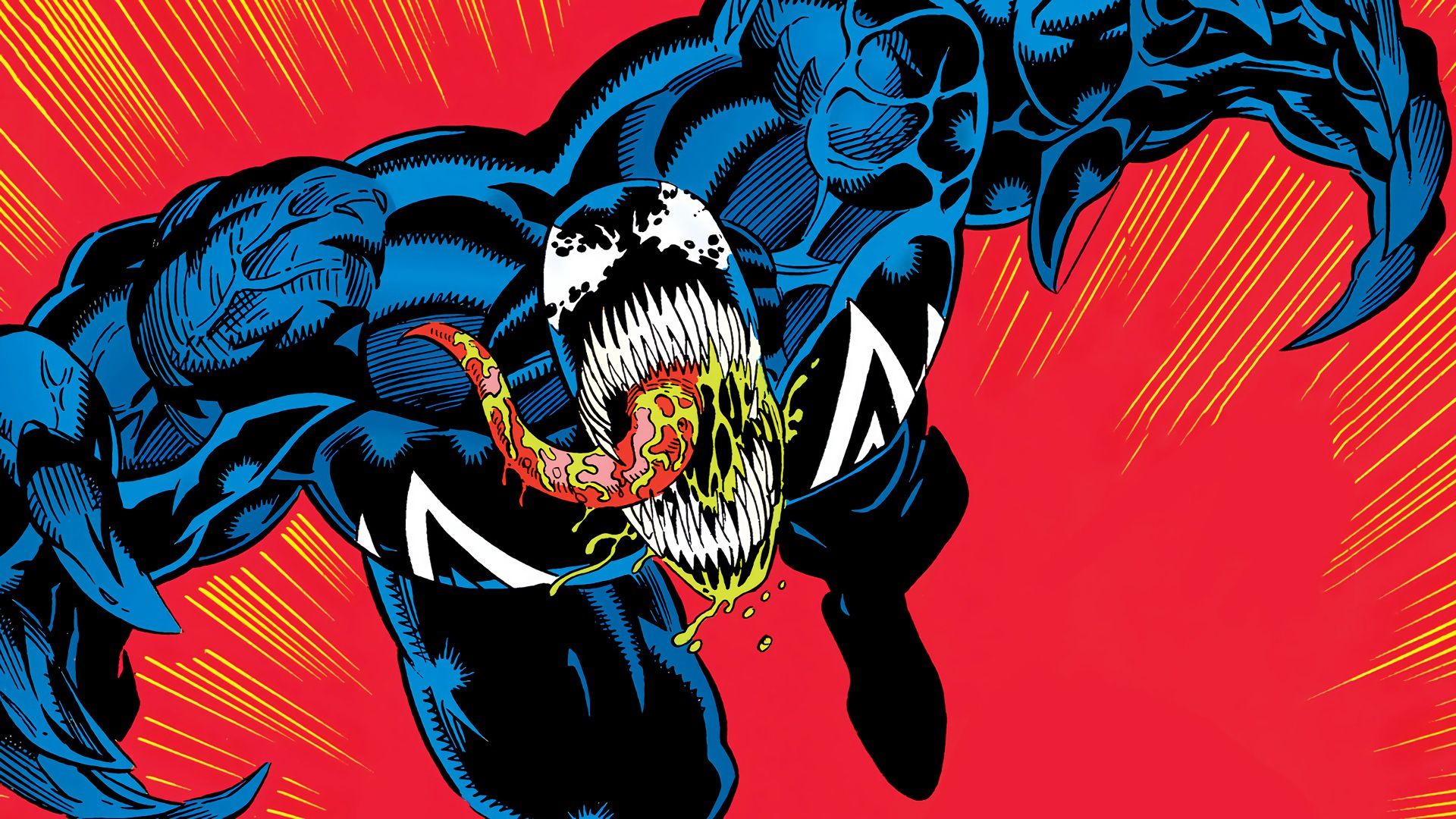 Venom Comic Cartoon Art Wallpapers