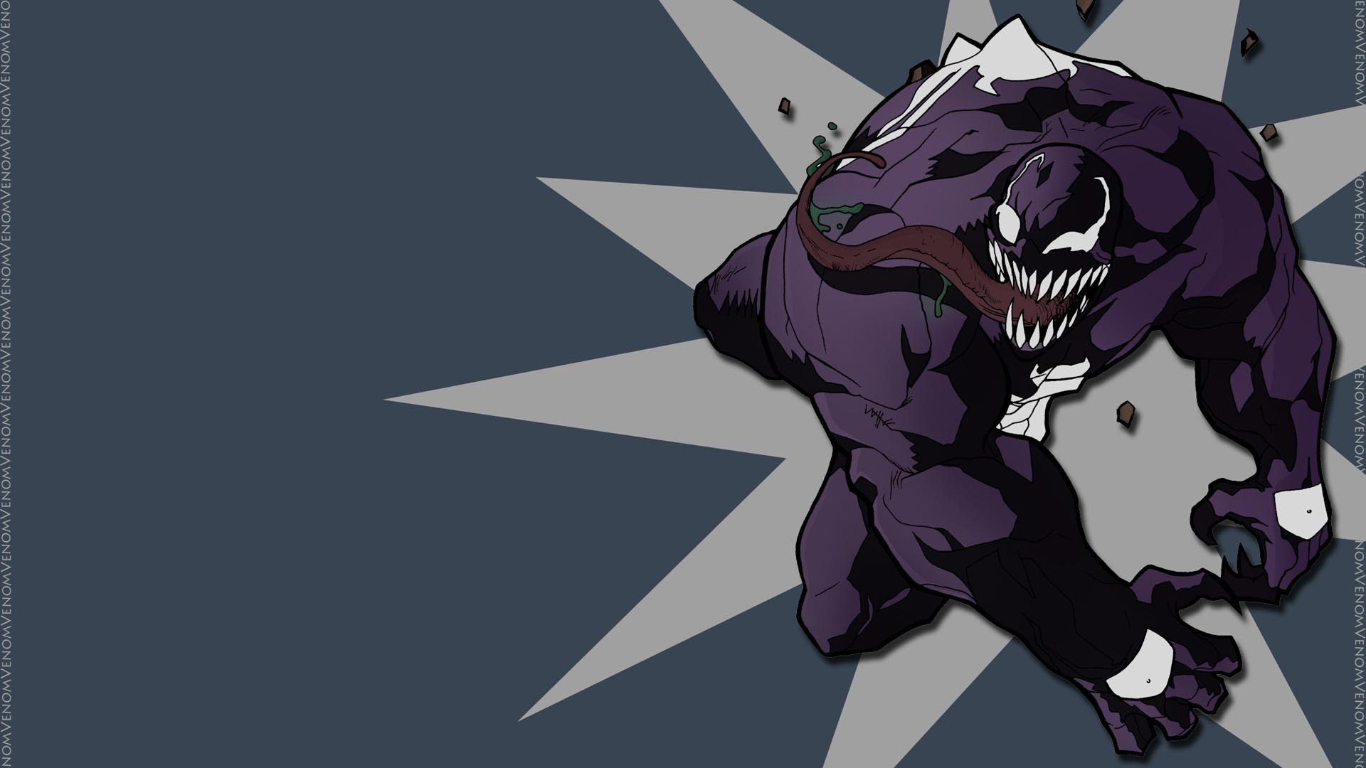 Venom Comic Cartoon Art Wallpapers