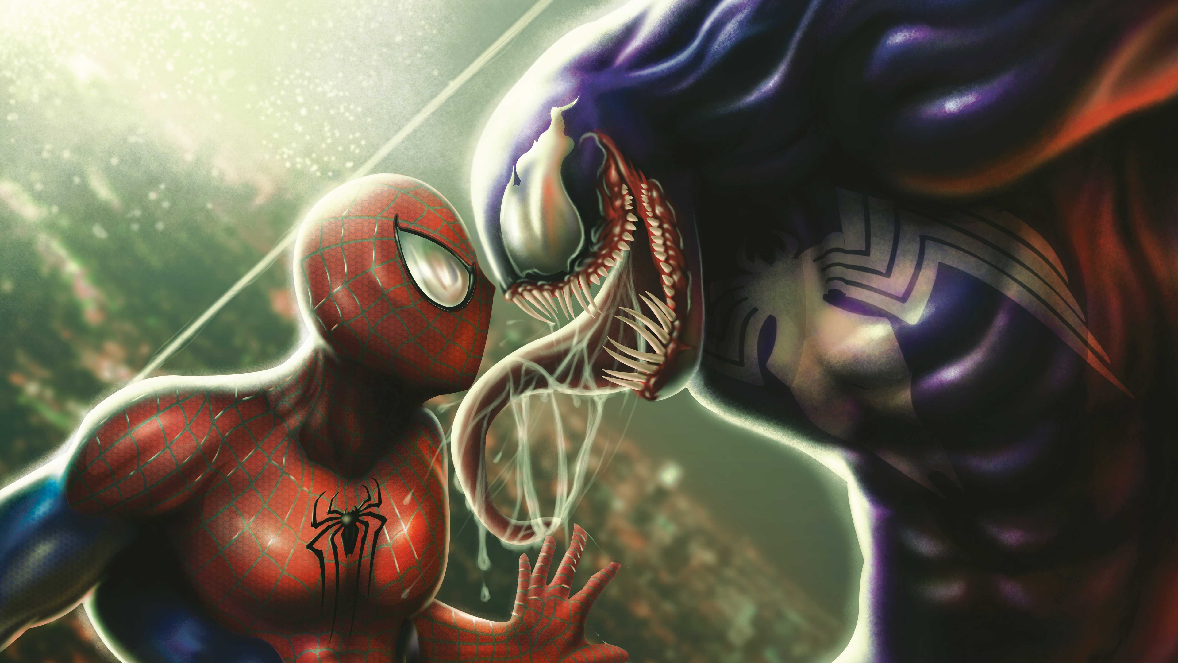 Venom Vs Spider Man Art Wallpapers