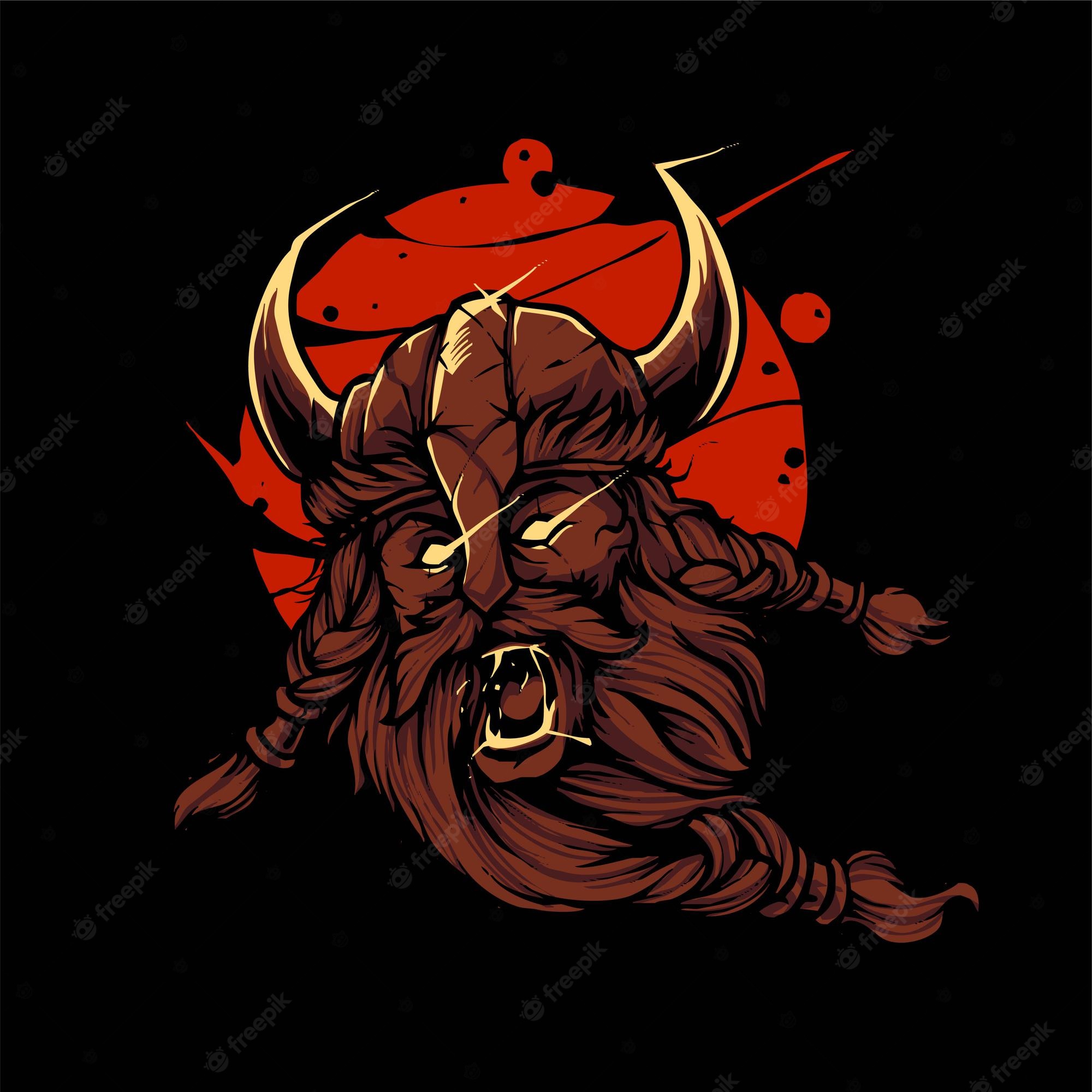 Viking Warrior Cool Illustration Wallpapers