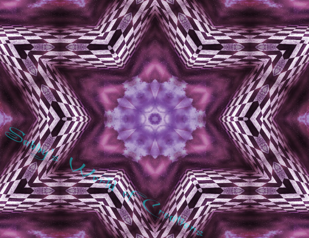 Violet Kaleidoscope Digital Art Wallpapers