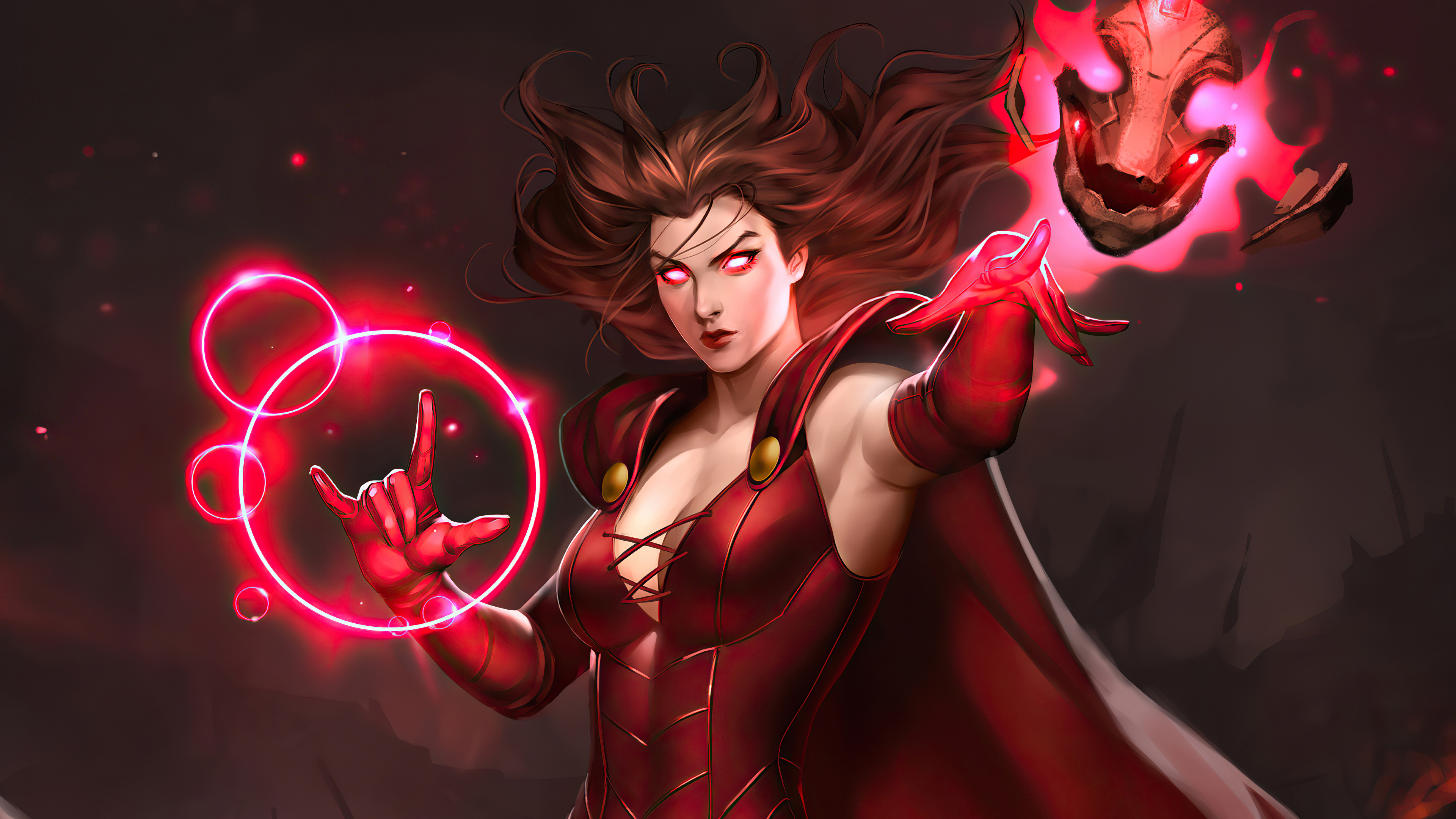 Wanda Maximoff Artwork Wallpapers