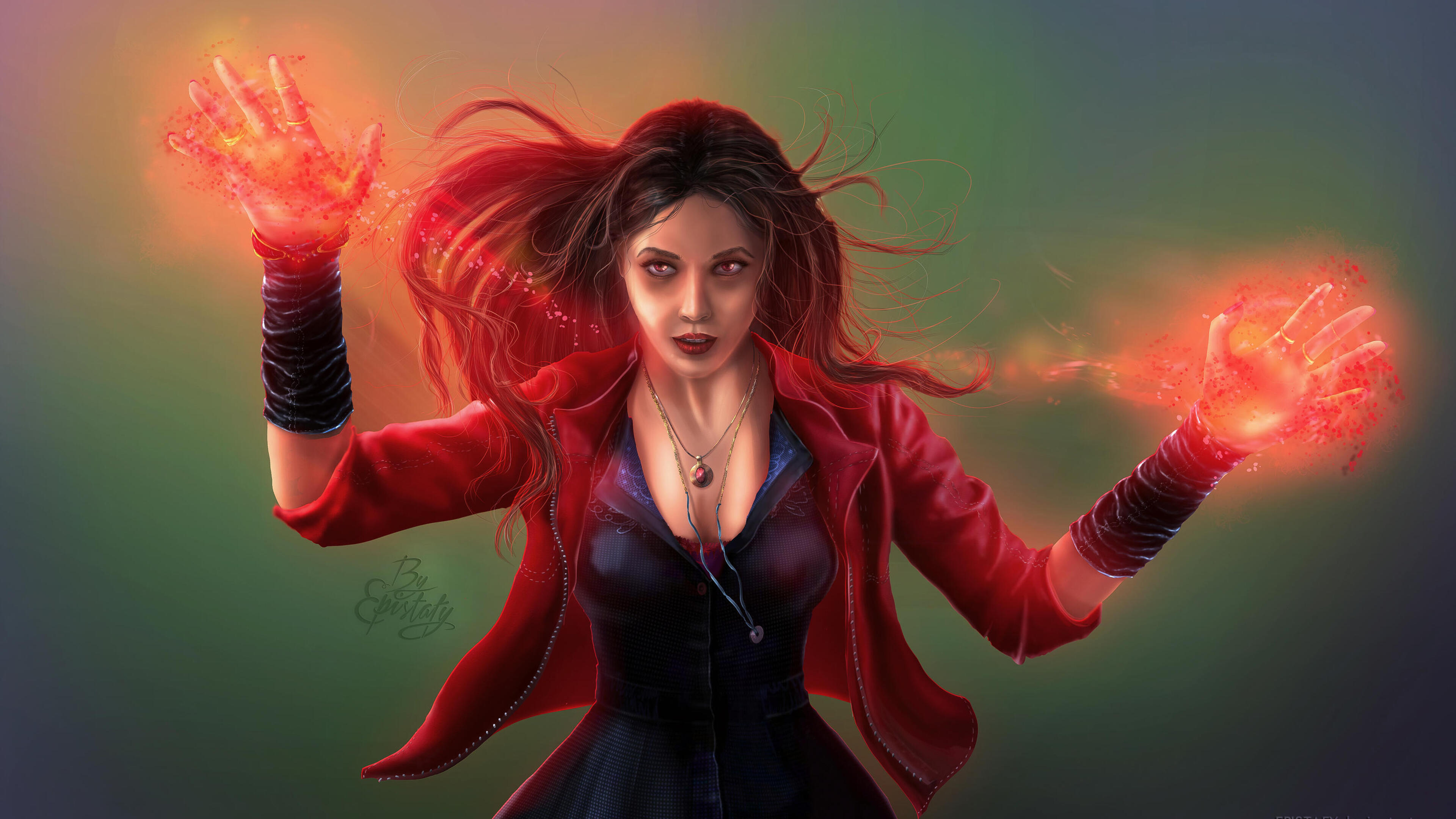 Wanda Maximoff Artwork Wallpapers