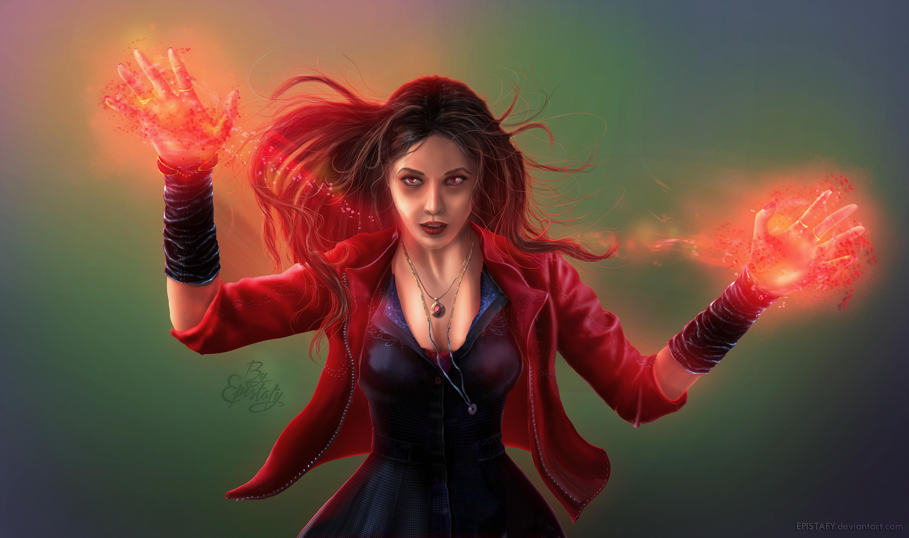 Wanda Maximoff Artwork Wallpapers