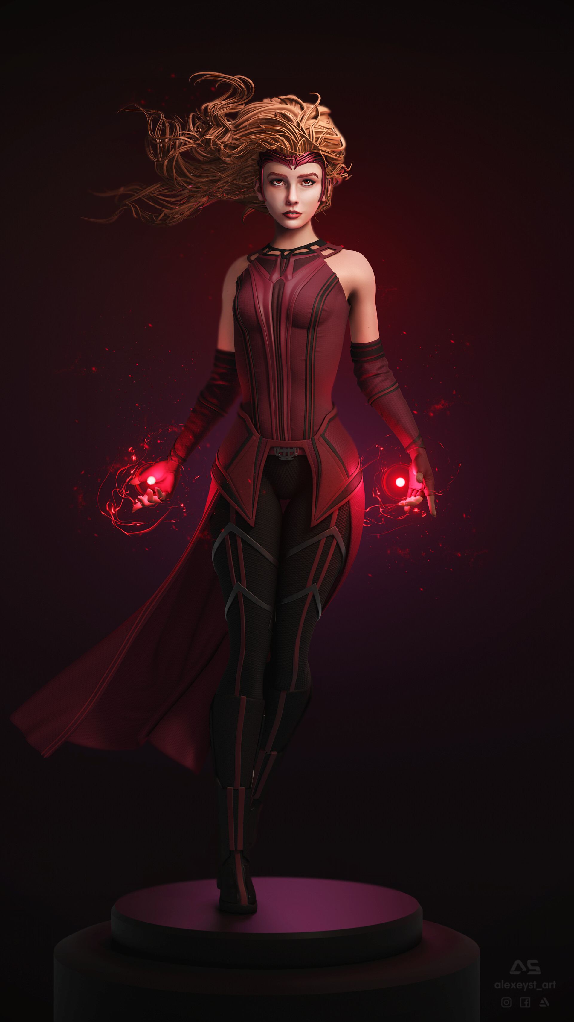 Wanda Maximoff Artwork Wallpapers