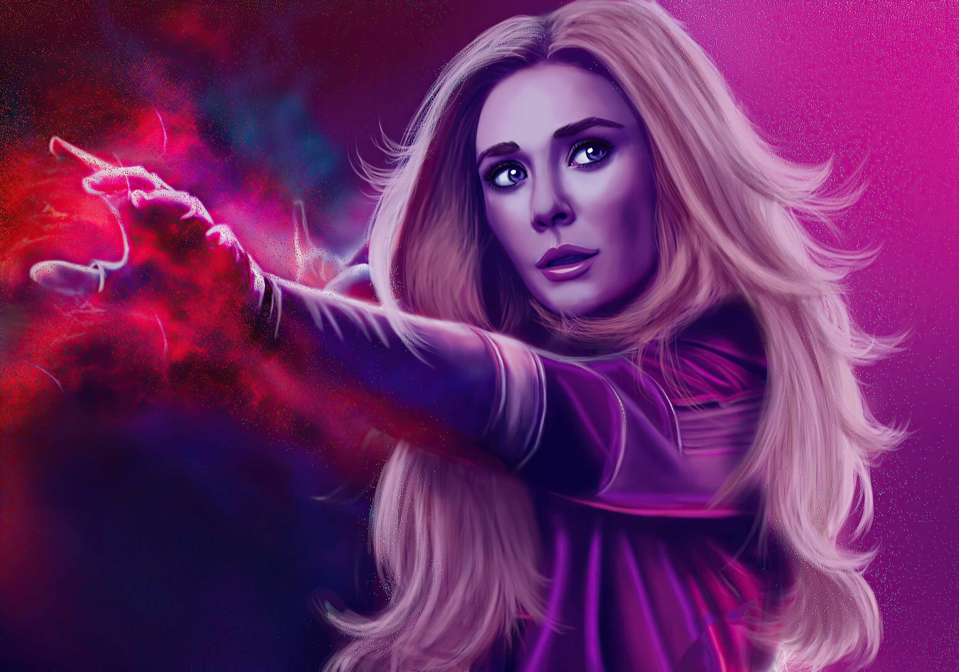 Wanda Maximoff Artwork Wallpapers