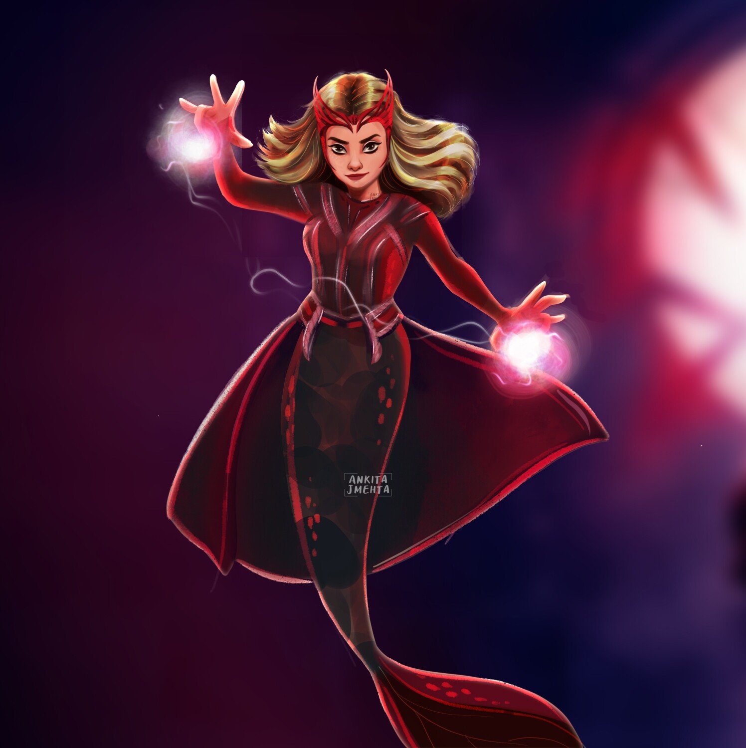 Wanda Maximoff Artwork Wallpapers