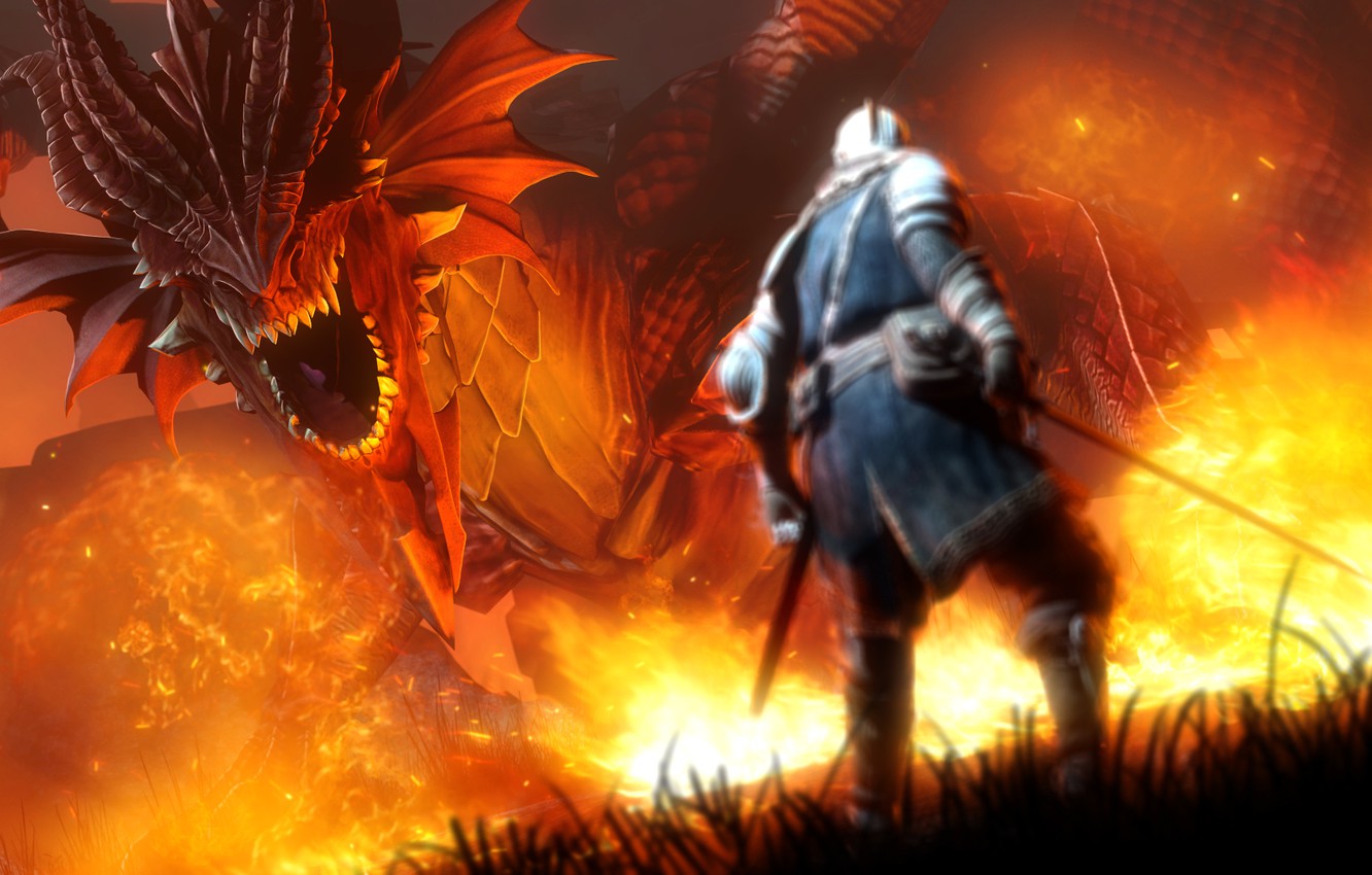 Warrior Vs Dragon Wallpapers