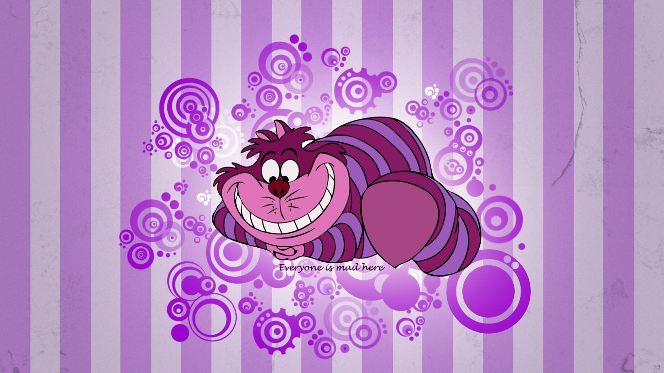 We Are All Mad Here Cheshire Cat Wallpapers