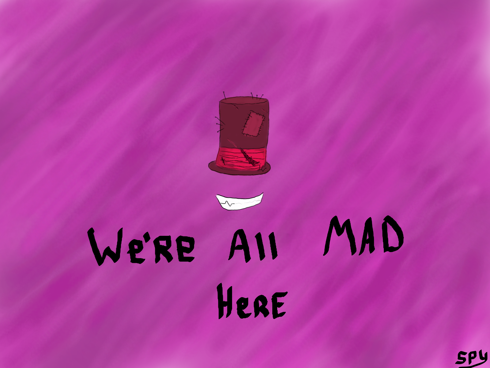 We Are All Mad Here Cheshire Cat Wallpapers