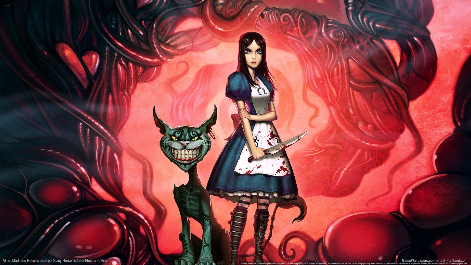 We Are All Mad Here Cheshire Cat Wallpapers