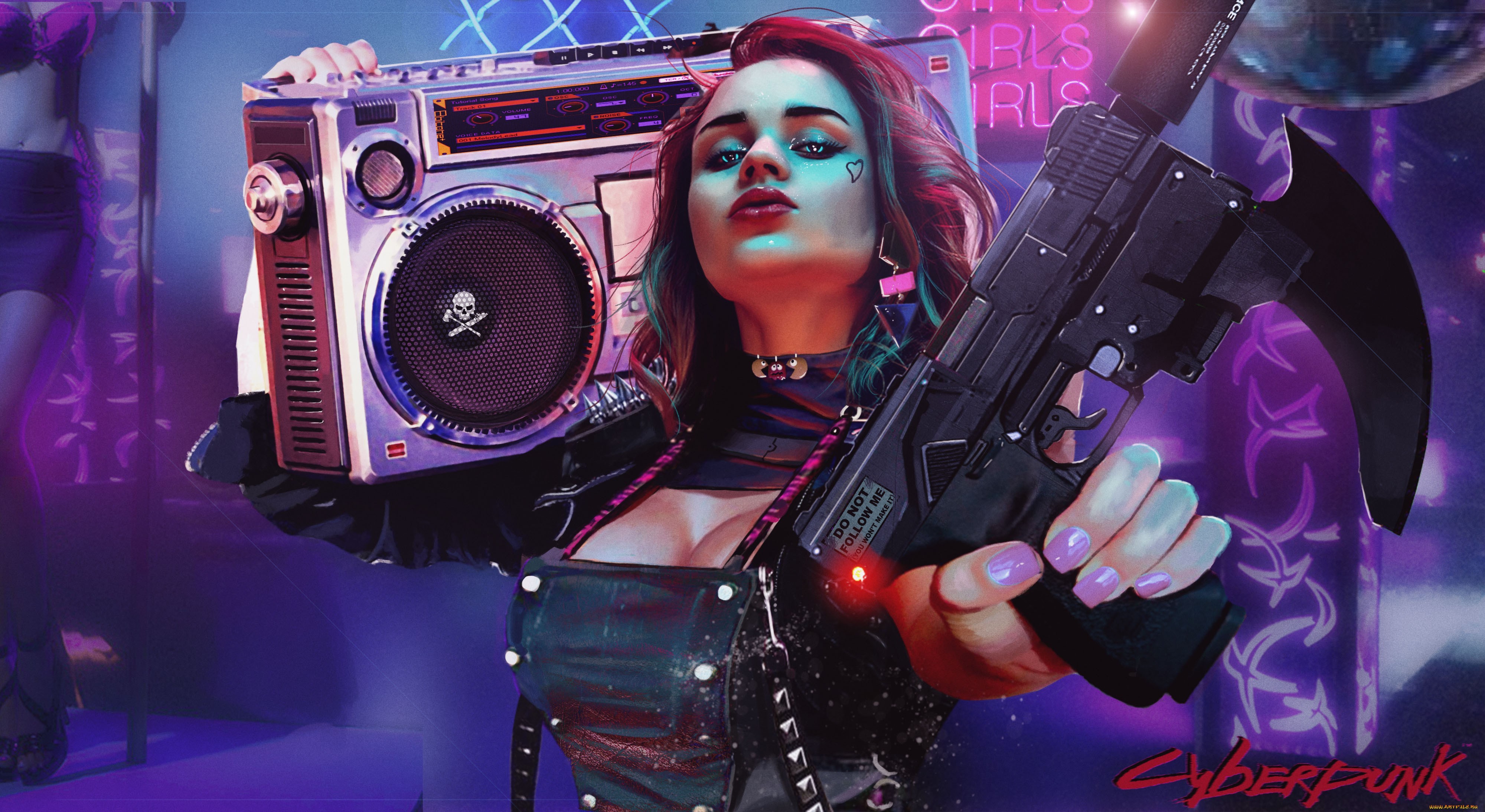 Woman Cyberpunk Wallpapers