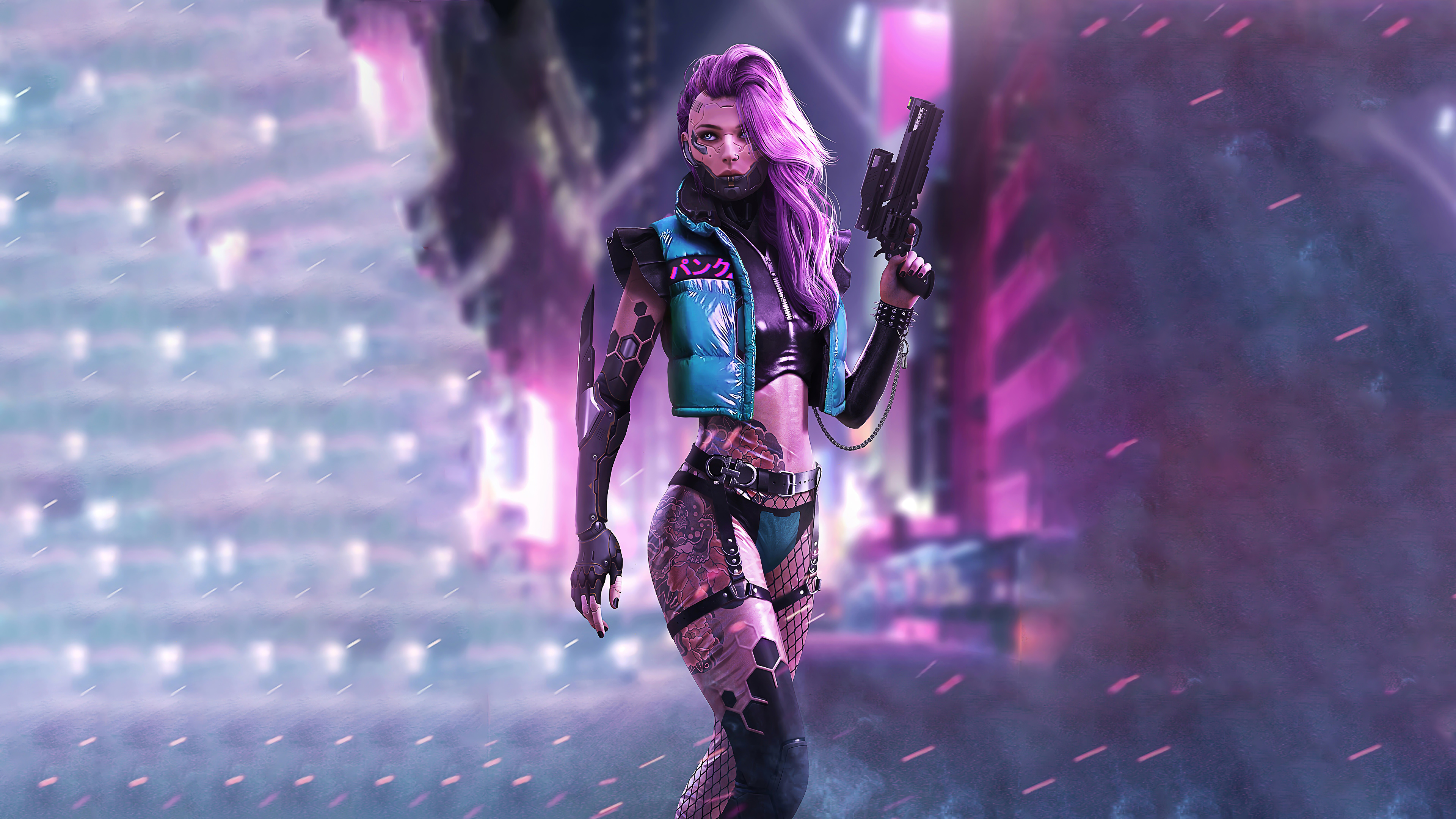 Woman Cyberpunk Wallpapers