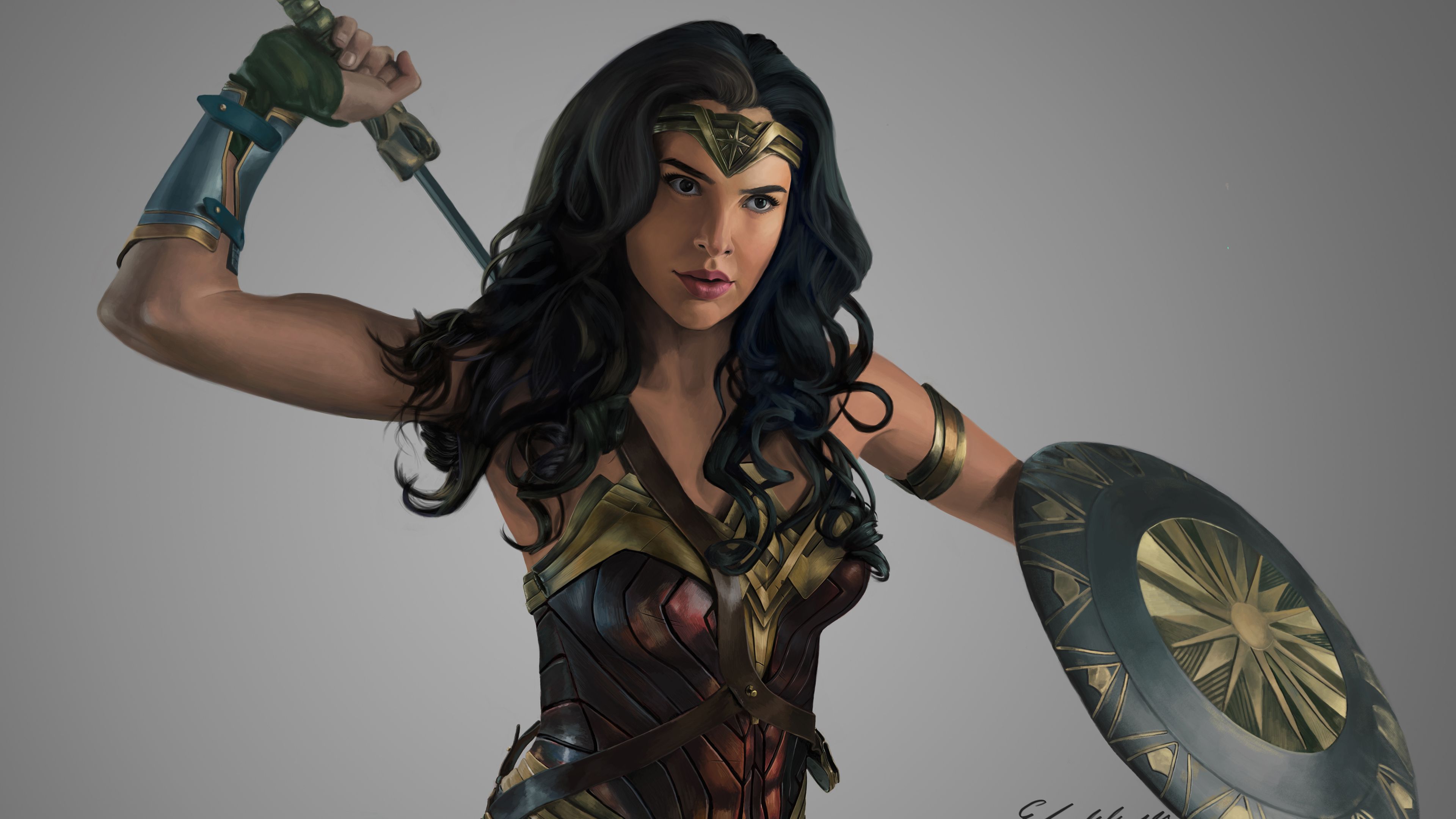 Wonder Woman Poly Superhero Wallpapers