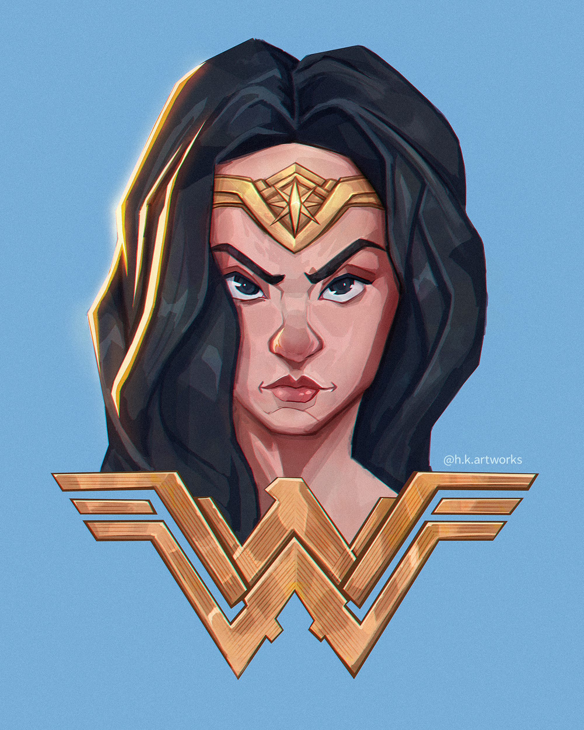 Wonder Woman Poly Superhero Wallpapers