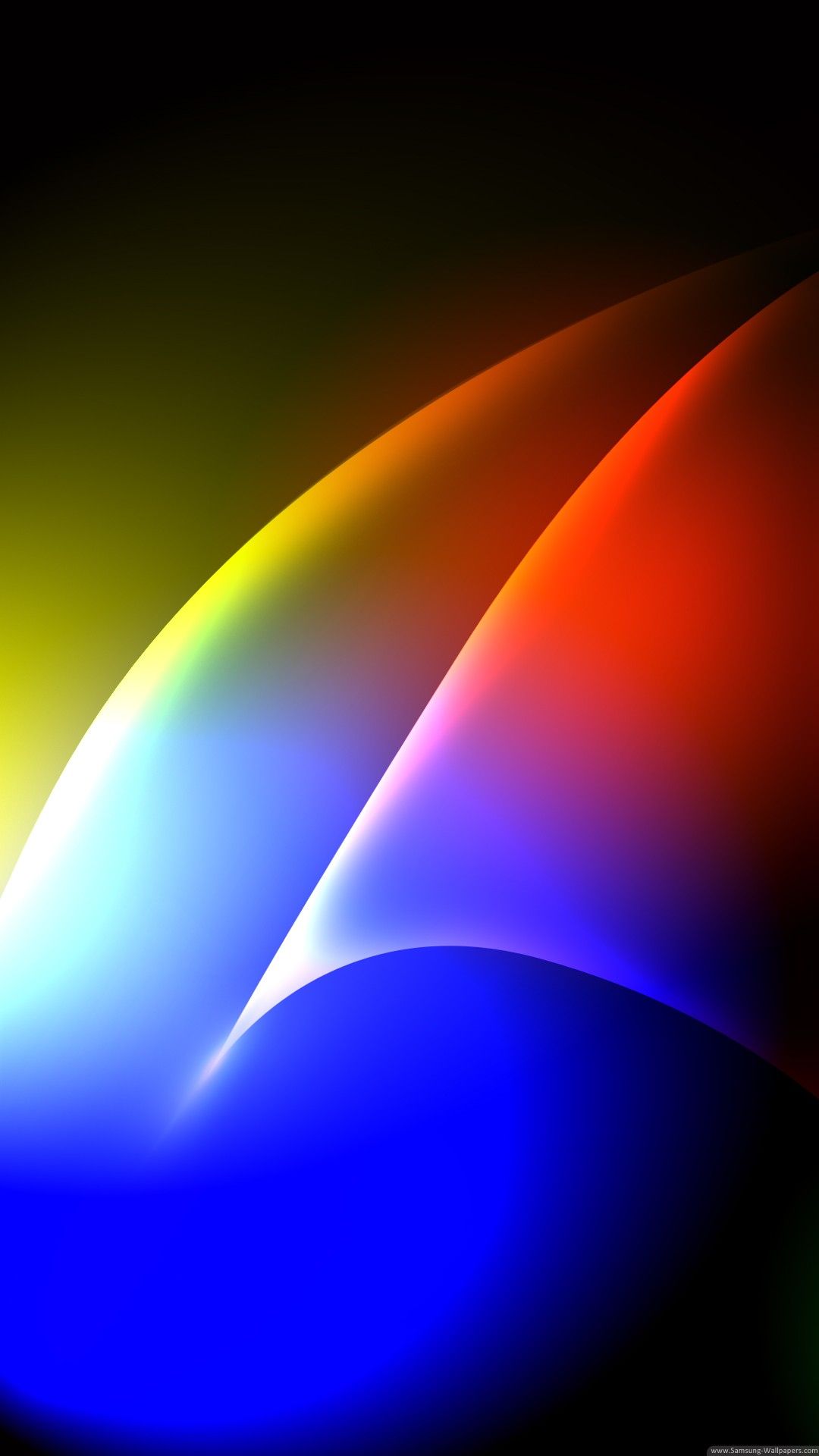 Yellow Red And Blue Mix Design Wallpapers