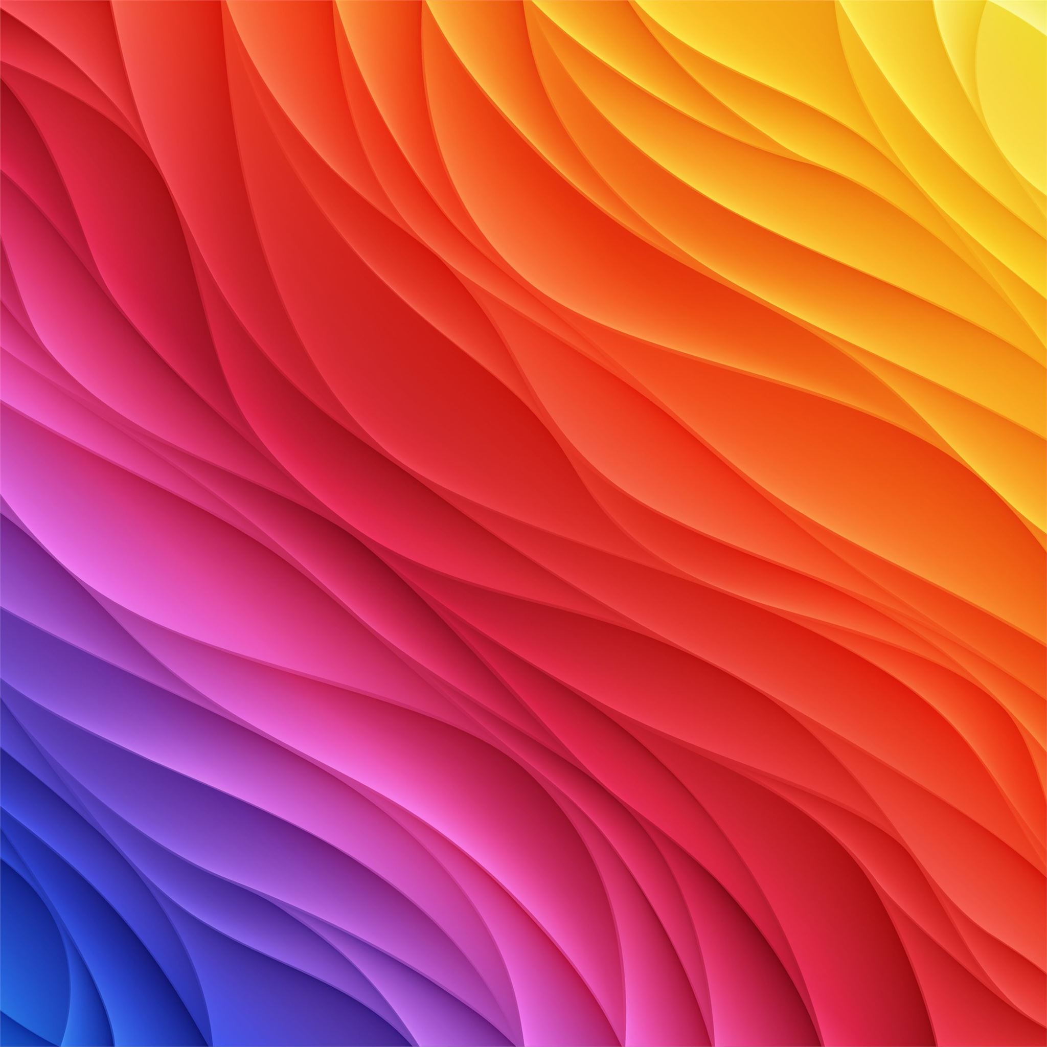 Yellow Red And Blue Mix Design Wallpapers