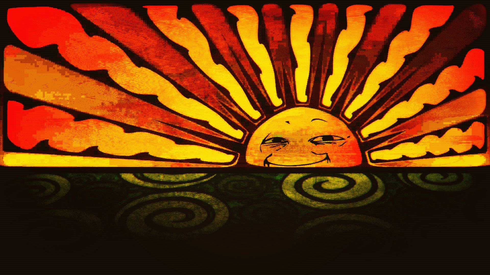 Yellow Sun Summer Art Wallpapers