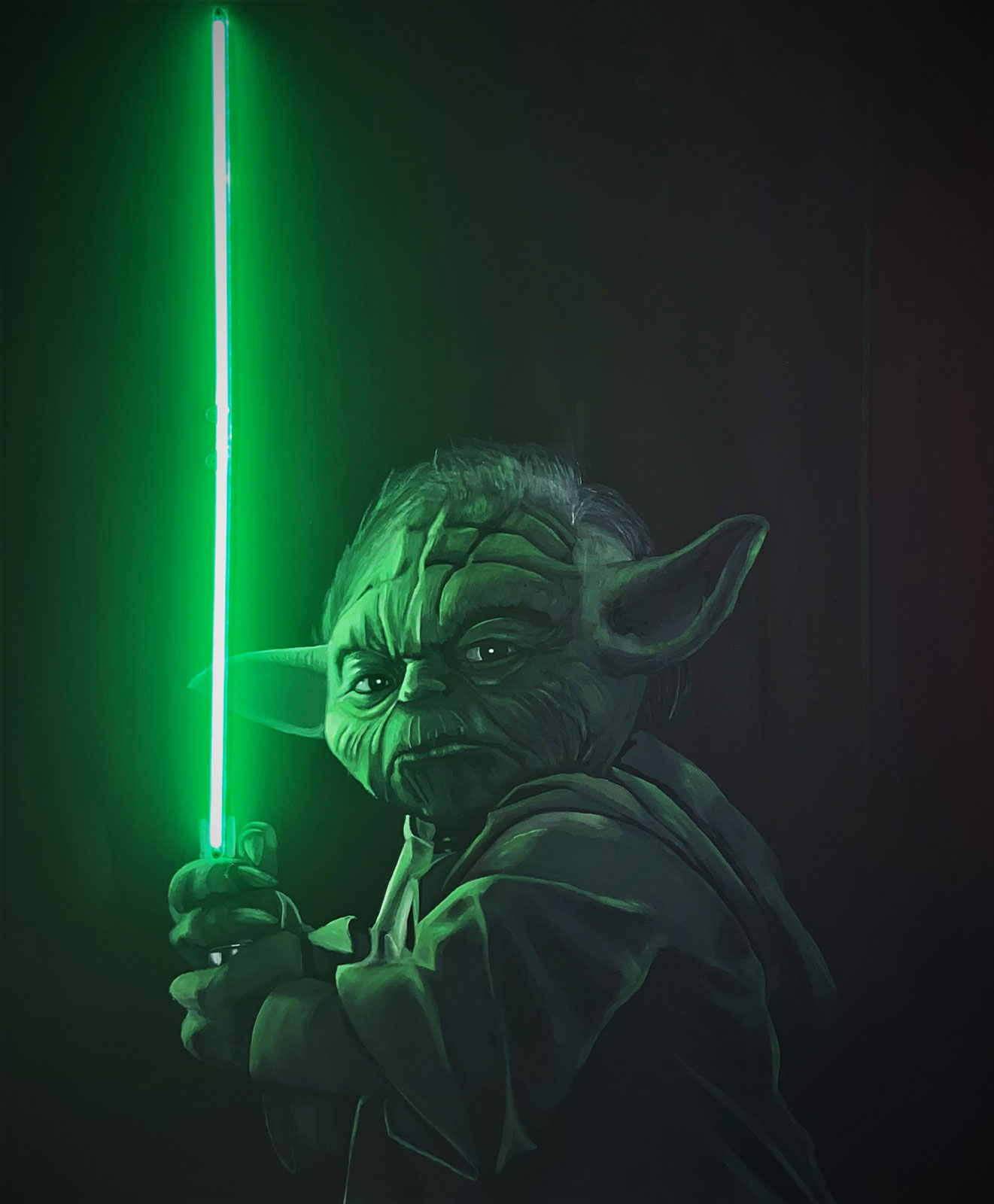 Yoda With Lightsaber Wallpapers