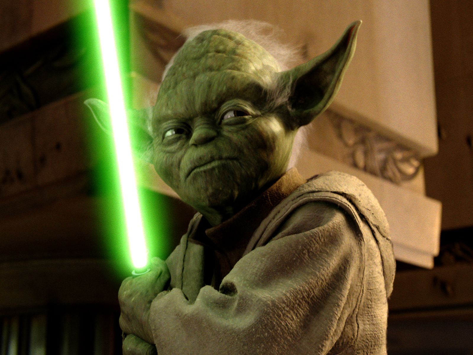 Yoda With Lightsaber Wallpapers