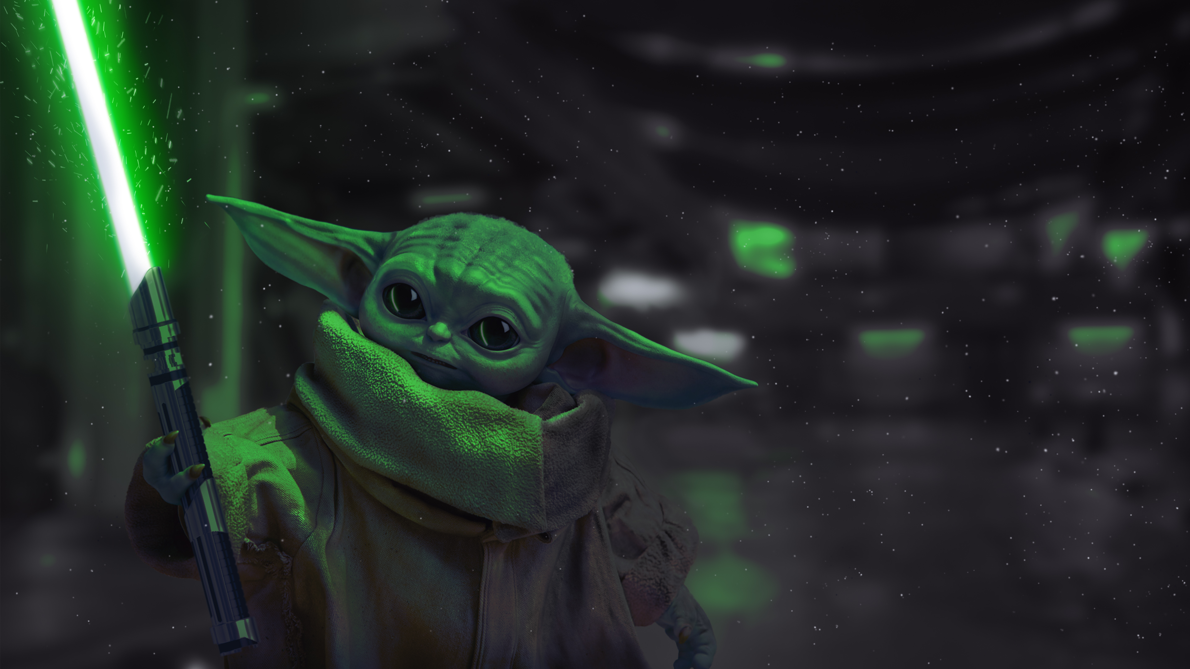 Yoda With Lightsaber Wallpapers