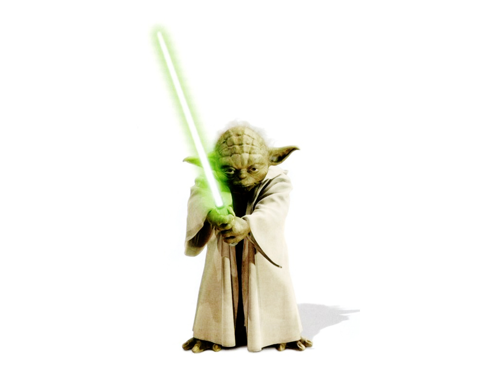 Yoda With Lightsaber Wallpapers