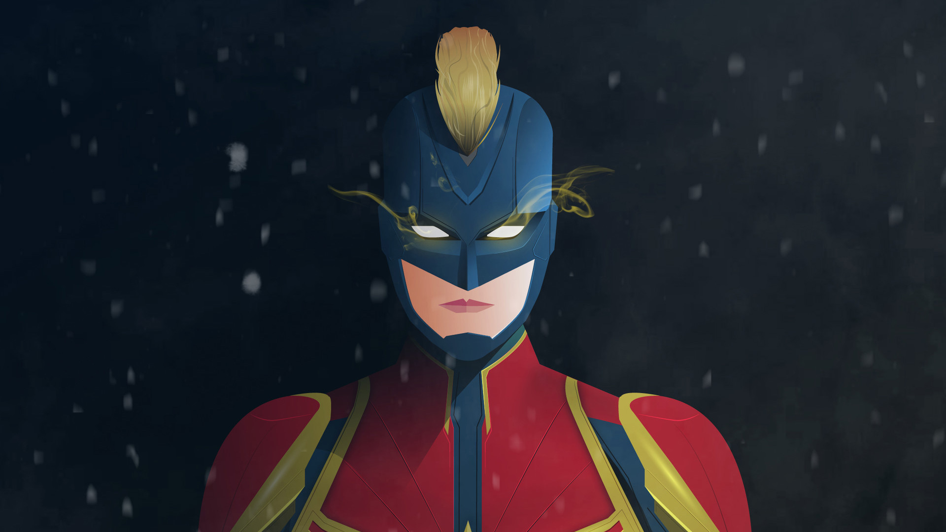 4K Captain Marvel Artwork Minimal Wallpapers