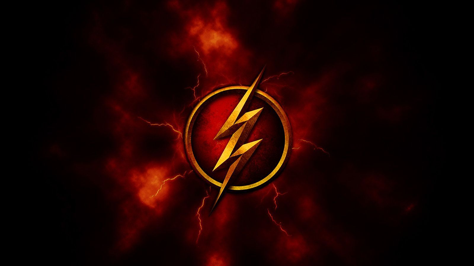 4K Flash Logo Minimal Wallpapers