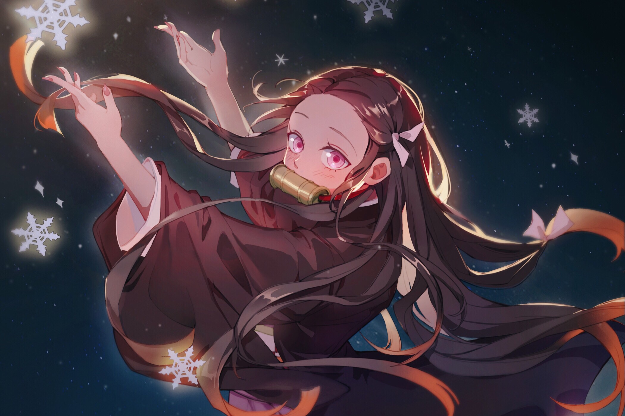 4K Nezuko Kamado Digital Art 2020 Wallpapers