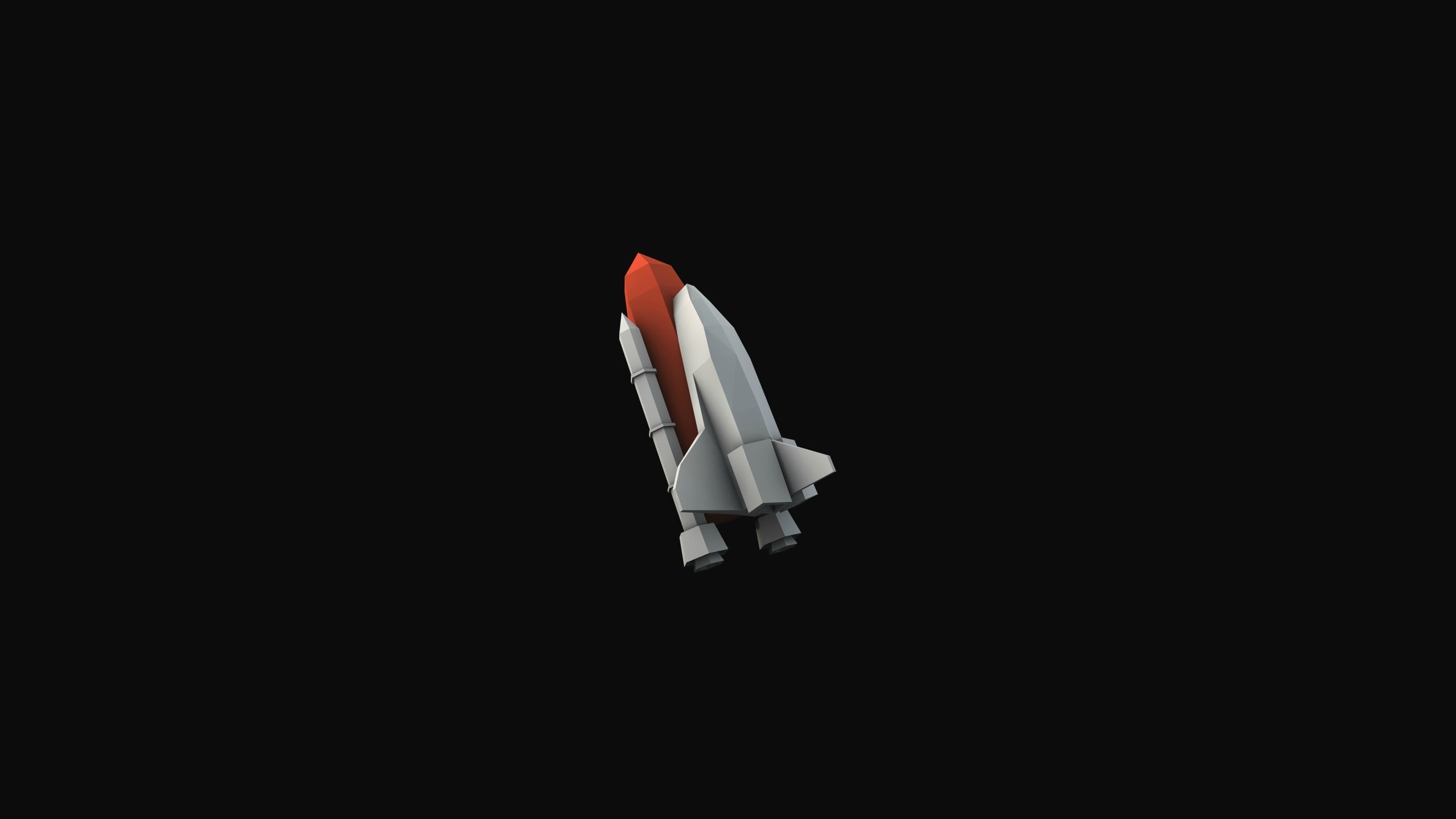 4K Rocket Space Minimal Wallpapers