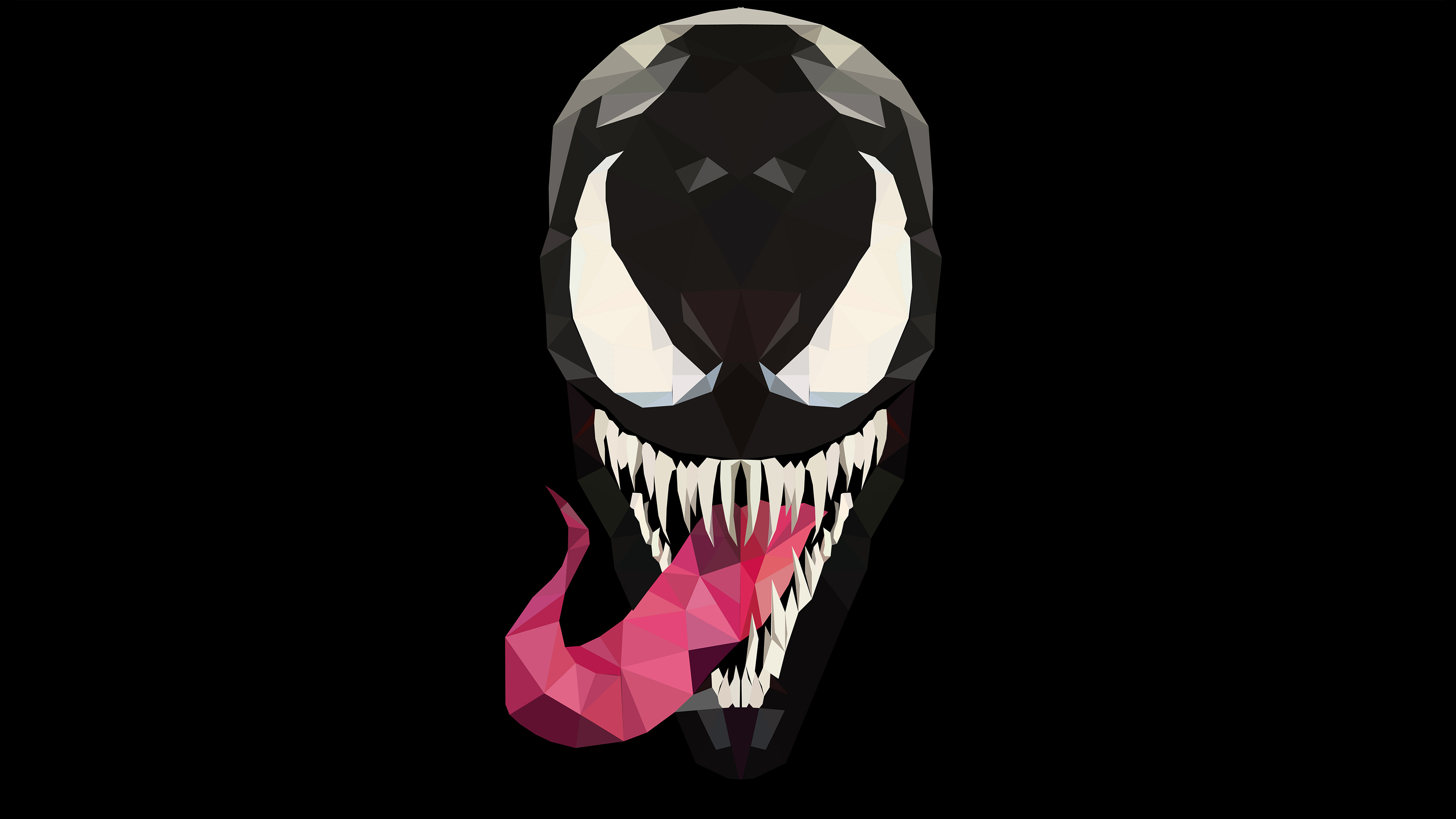 4K Venom Minimalism Wallpapers