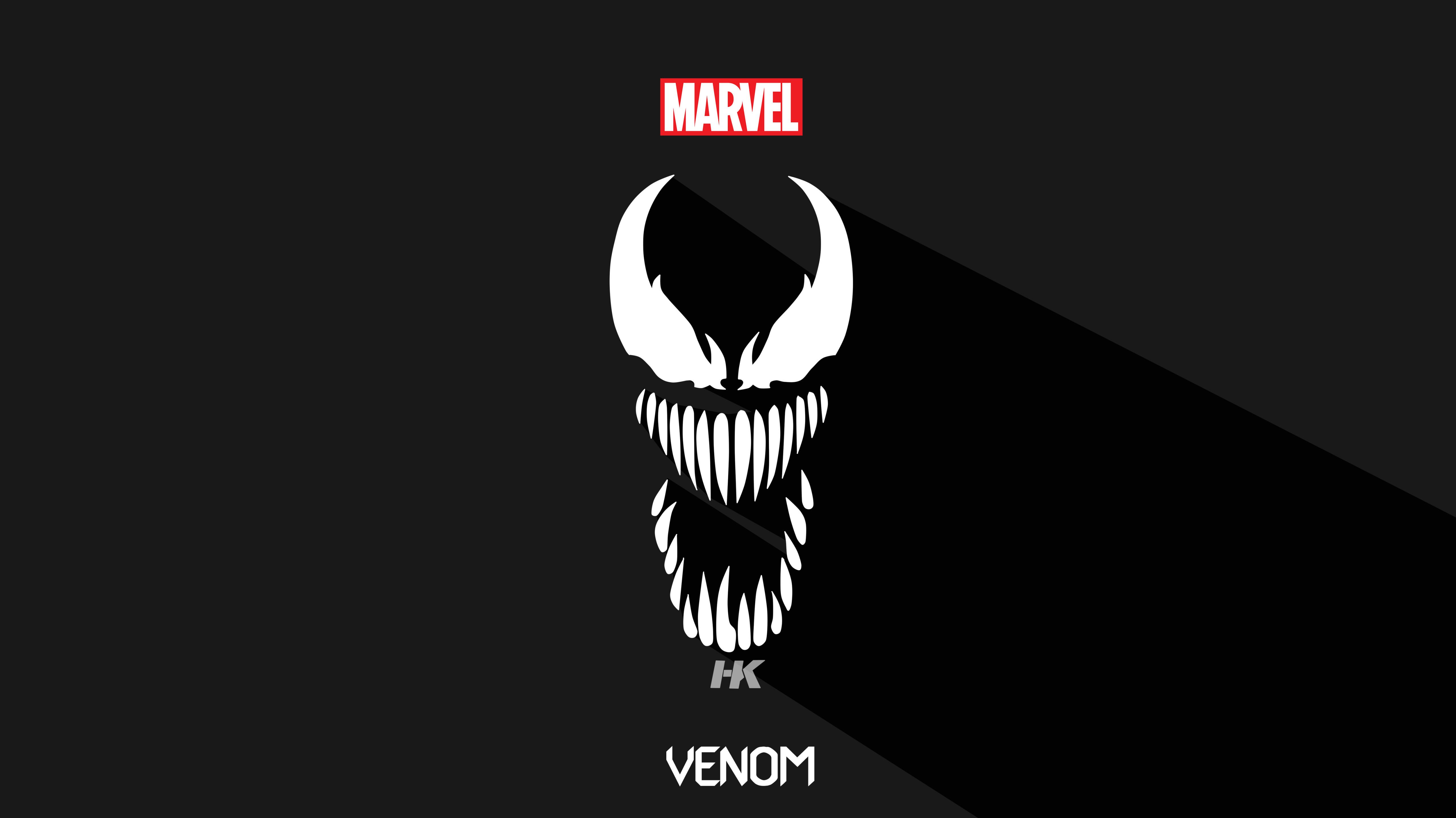 4K Venom Minimalism Wallpapers