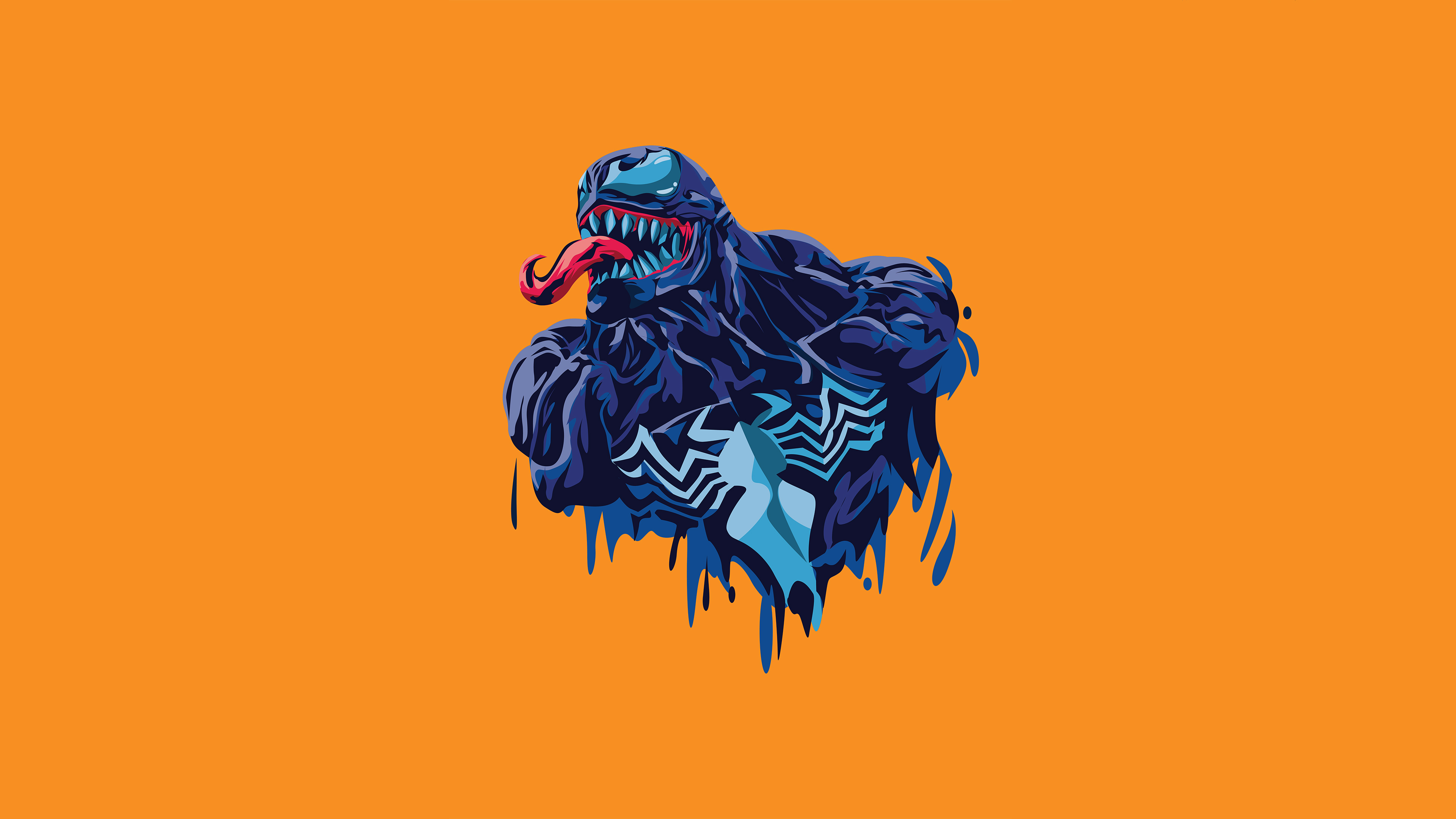 4K Venom Minimalism Wallpapers