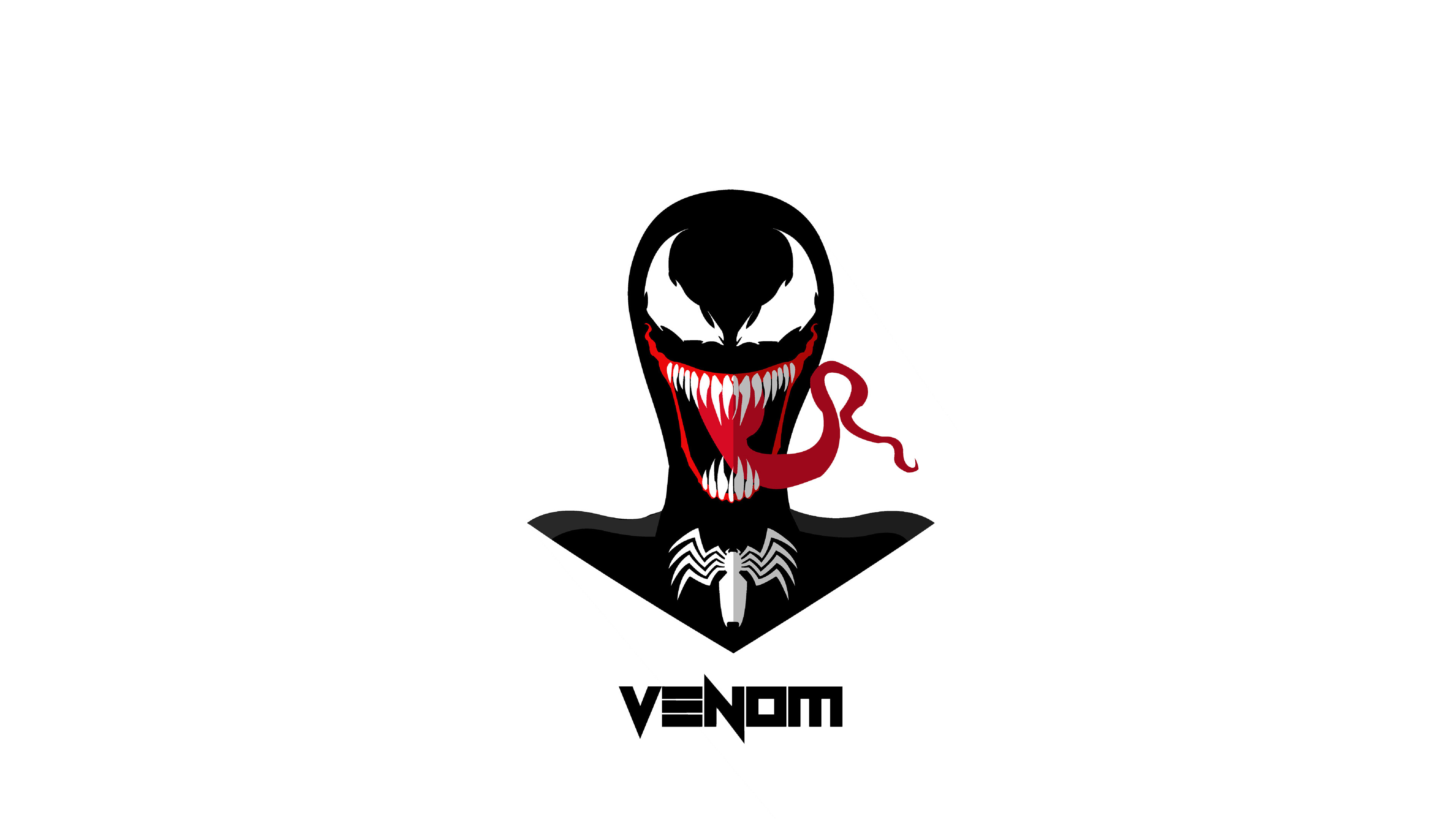 4K Venom Minimalism Wallpapers