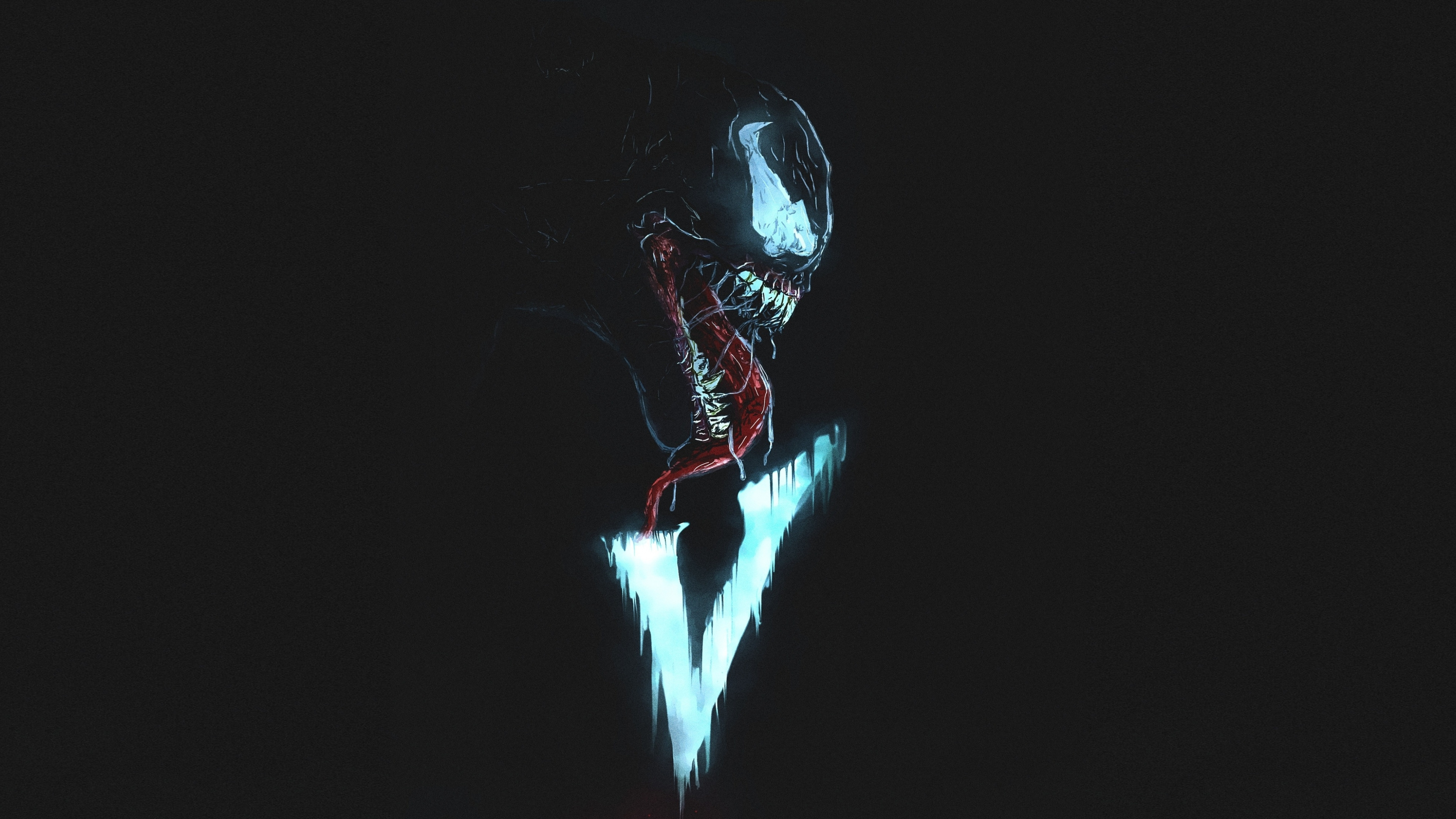 4K Venom Minimalism Wallpapers